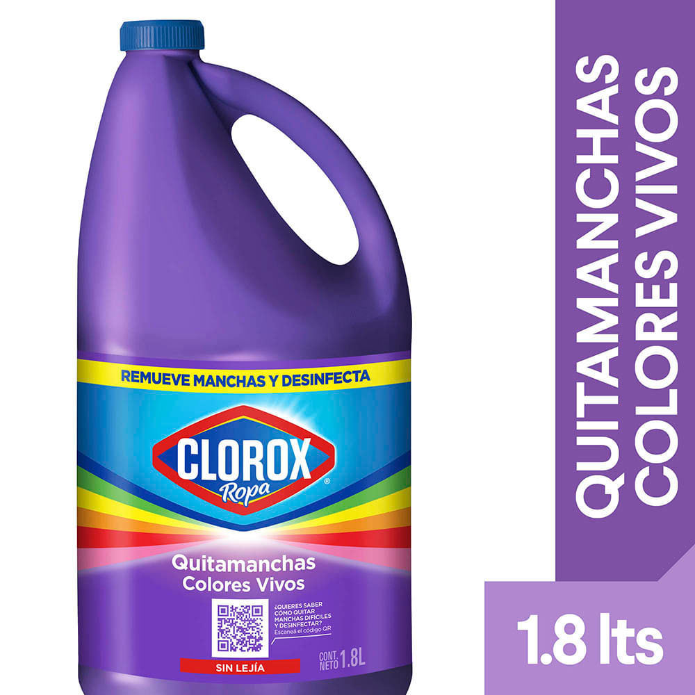 Quitamanchas CLOROX Colores Vivos Botella 1.8L