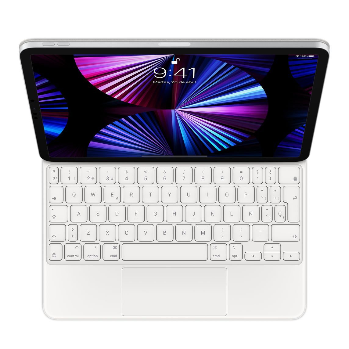 Magic Keyboard Apple Para iPad Air 4th/5th/iPad Pro 11 White Español