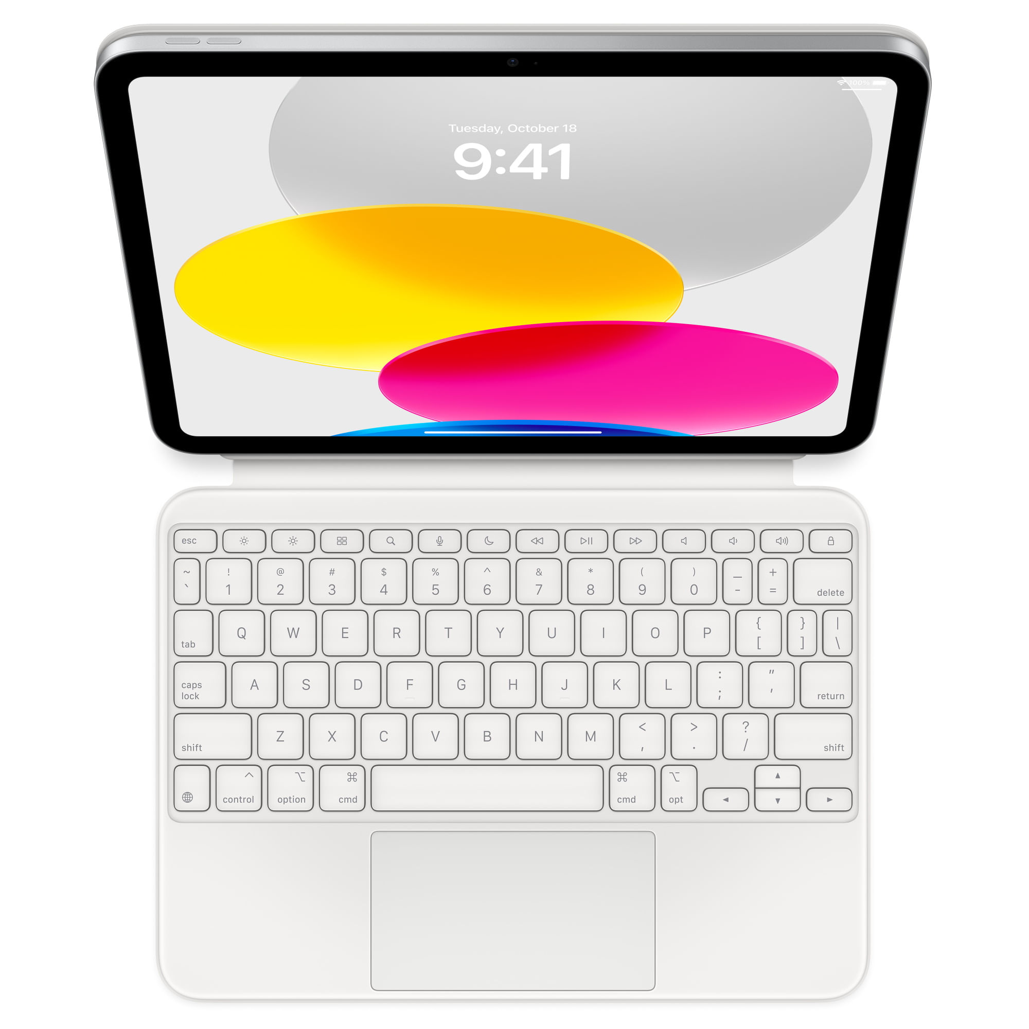 Magic Keyboard Folio Apple Para Ipad 10th Gen White Ingles