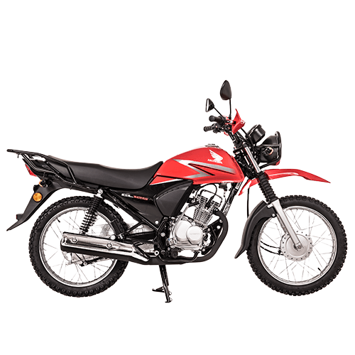 Moto Honda GL125 Spoke Drum Rojo 125cc