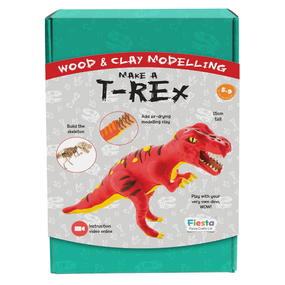 Dinosaurio T Rex para Armar y Decorar con Plastilina Dyo