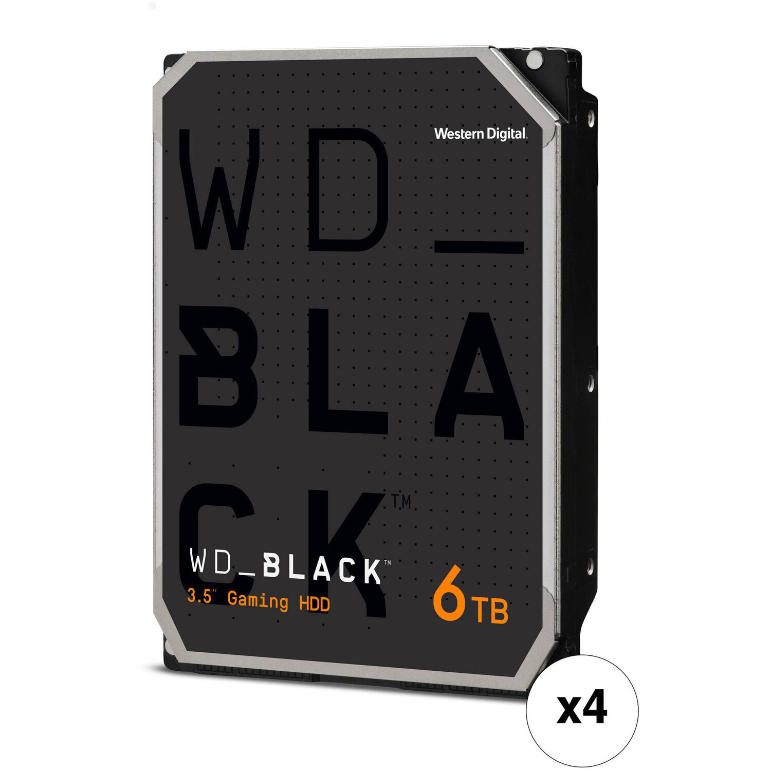 Paquete de 4 Discos Duros Internos Wd Black de 6Tb Sata Iii 7200 Rpm 3.5 Venta Al por Menor