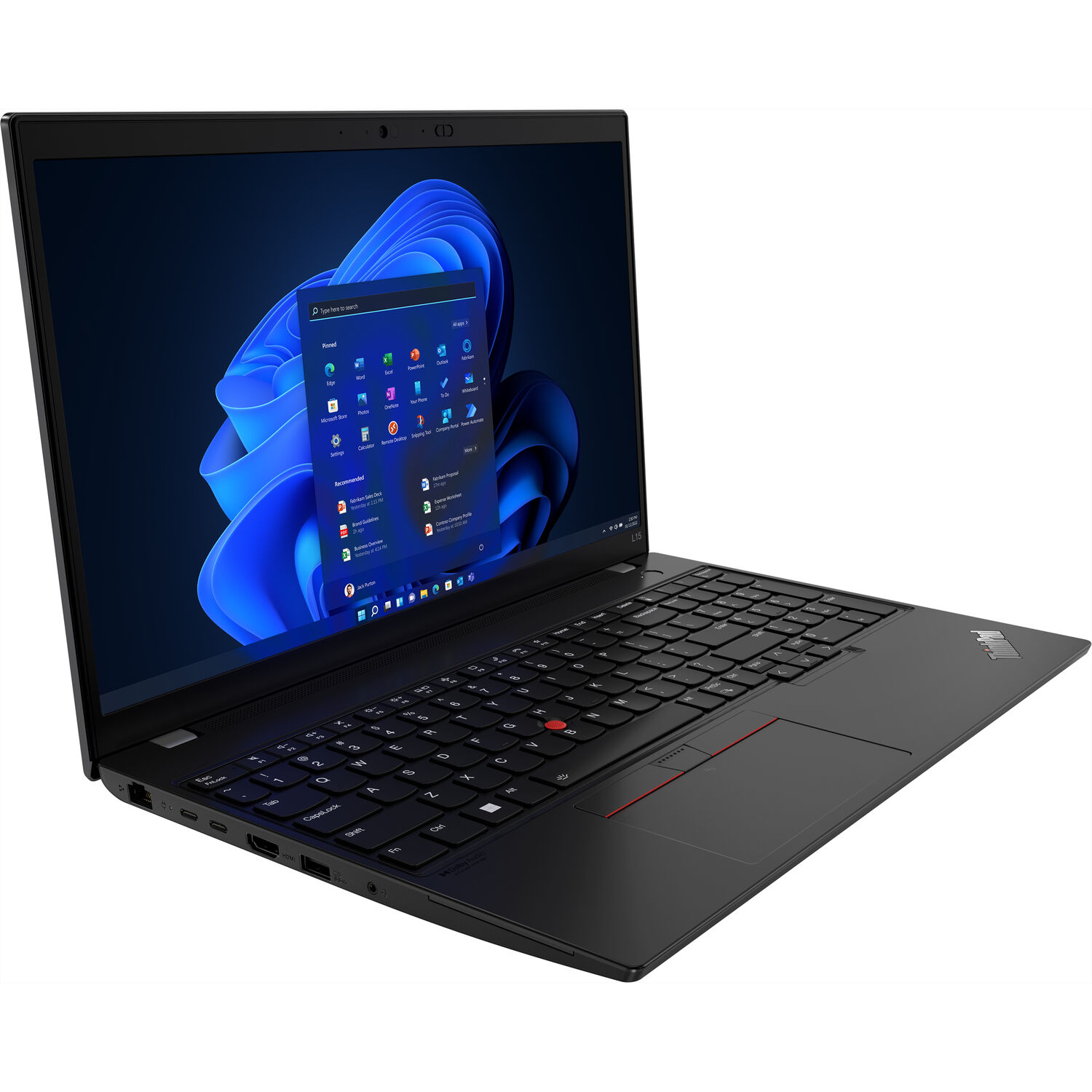 Notebook Lenovo Thinkpad L15 Gen 3 de 15 6 con Pantalla Táctil Negro