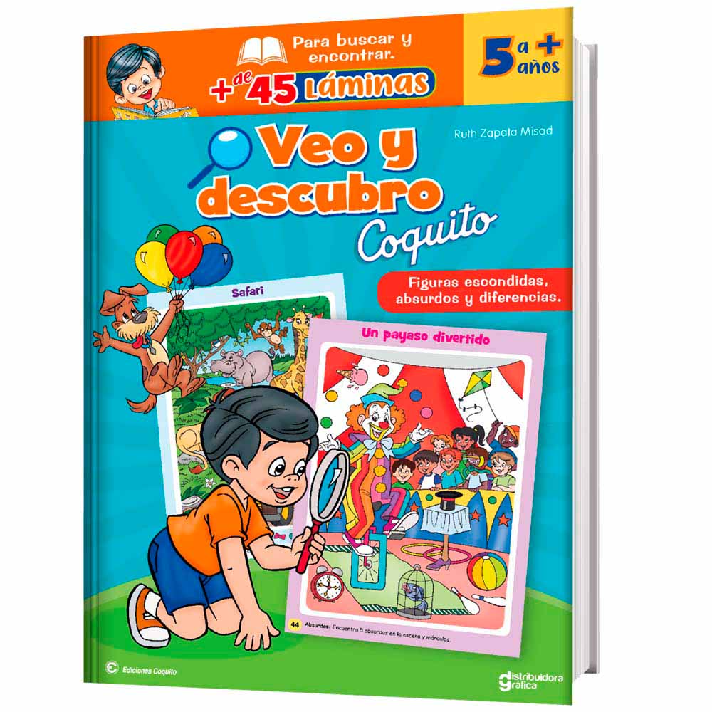 Libro Infantil DGNOTTAS Veo y Descubro Coquito