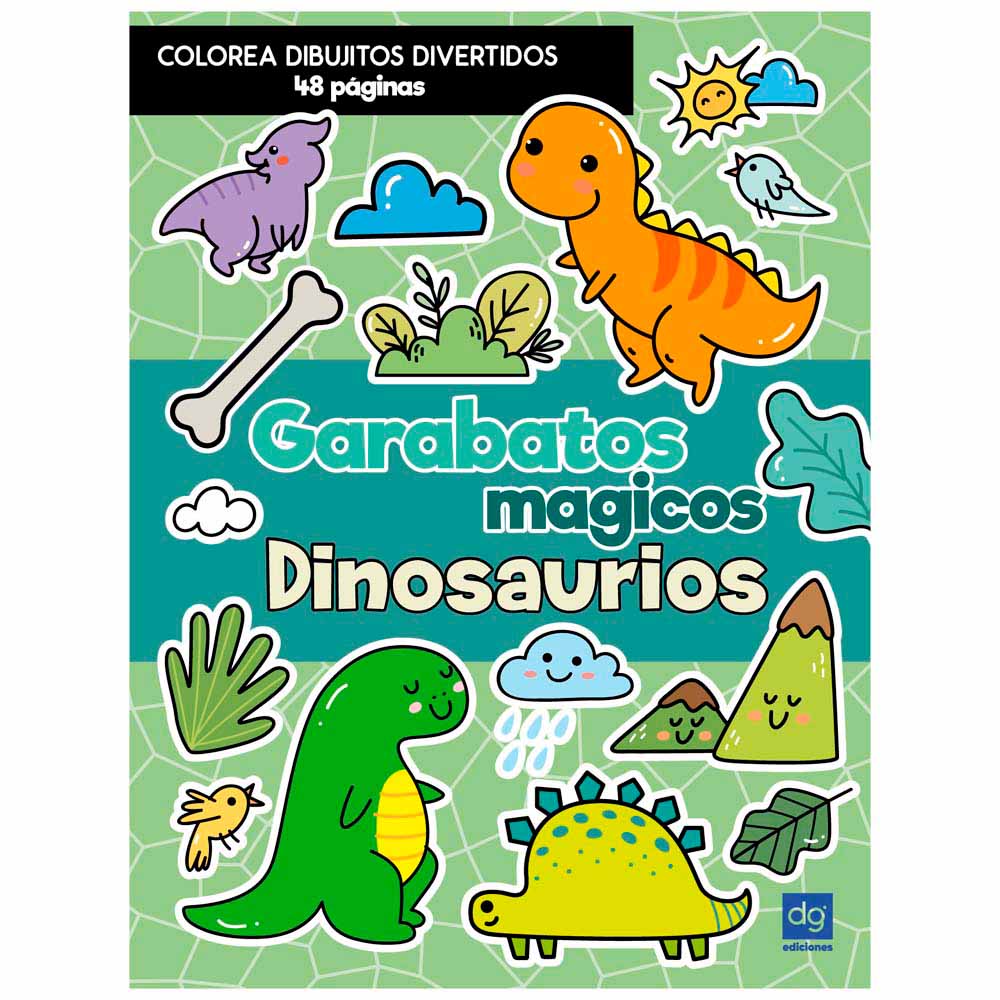 Libro Infantil DGNOTTAS Garabatos Mágicos Dinosaurios