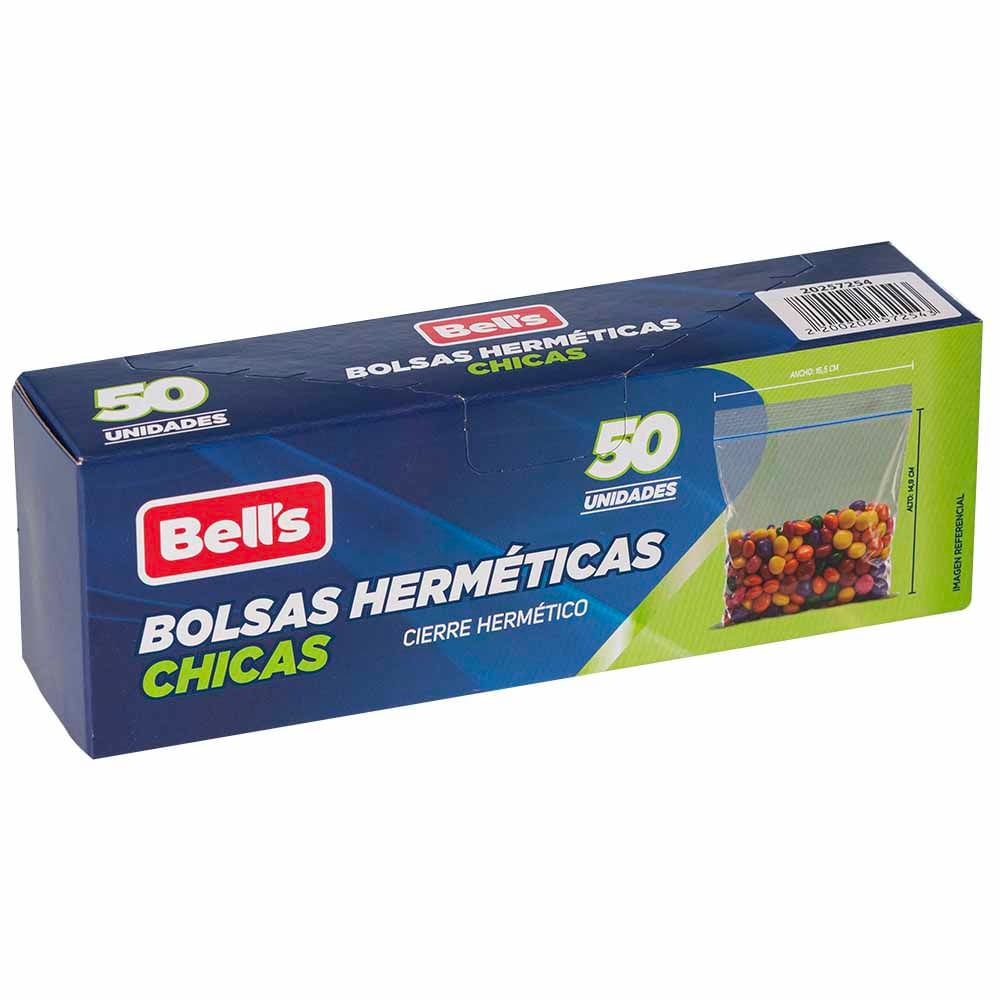 Bolsa Hermética BELL'S Chica Caja 50un