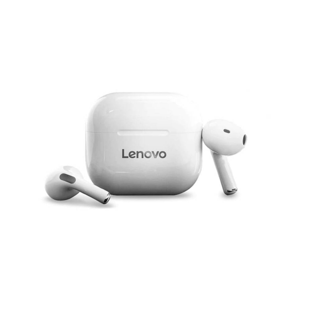Audífonos Bluetooth Lenovo LP40 Tws Blanco