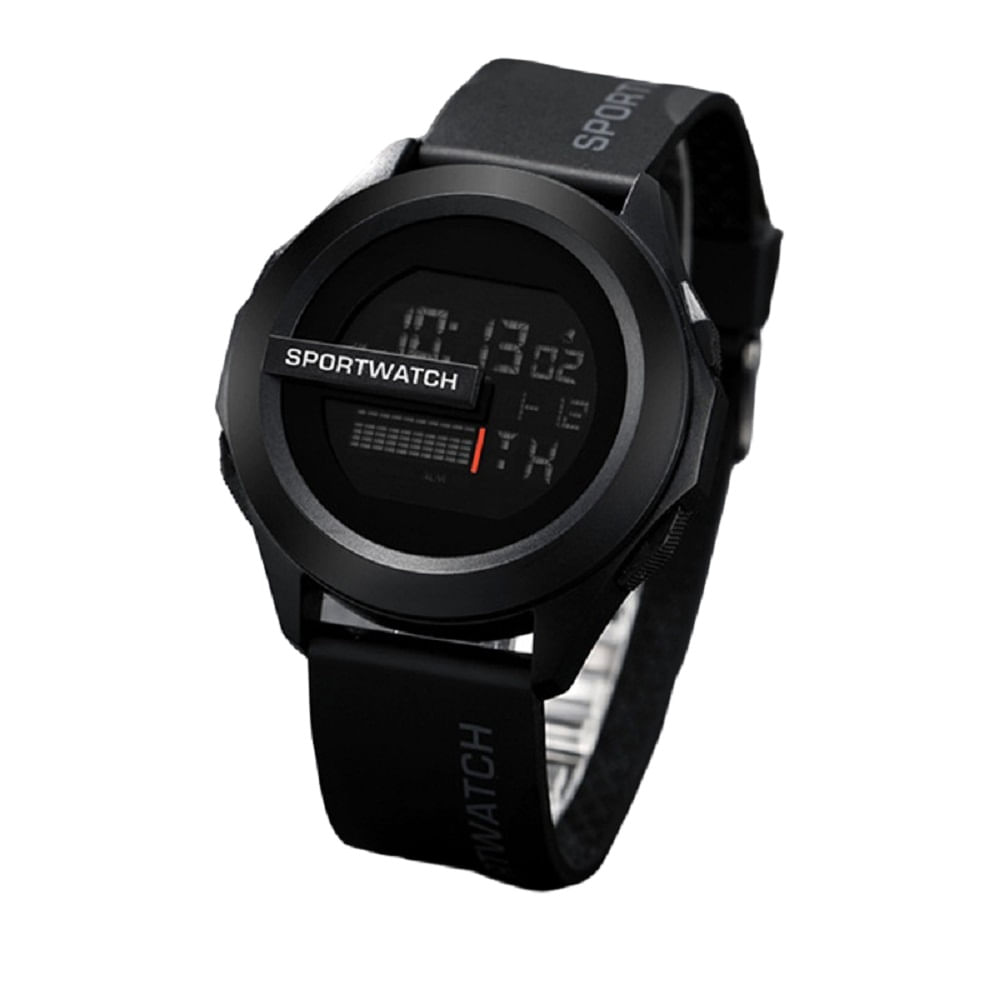 Reloj Deportivo digital Sportwatch Hombre Color Negro