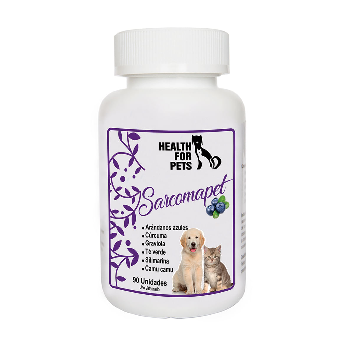 Medicamento para Mascotas Health For Pets Sarcomapet Anticancerigeno 90 Tabletas