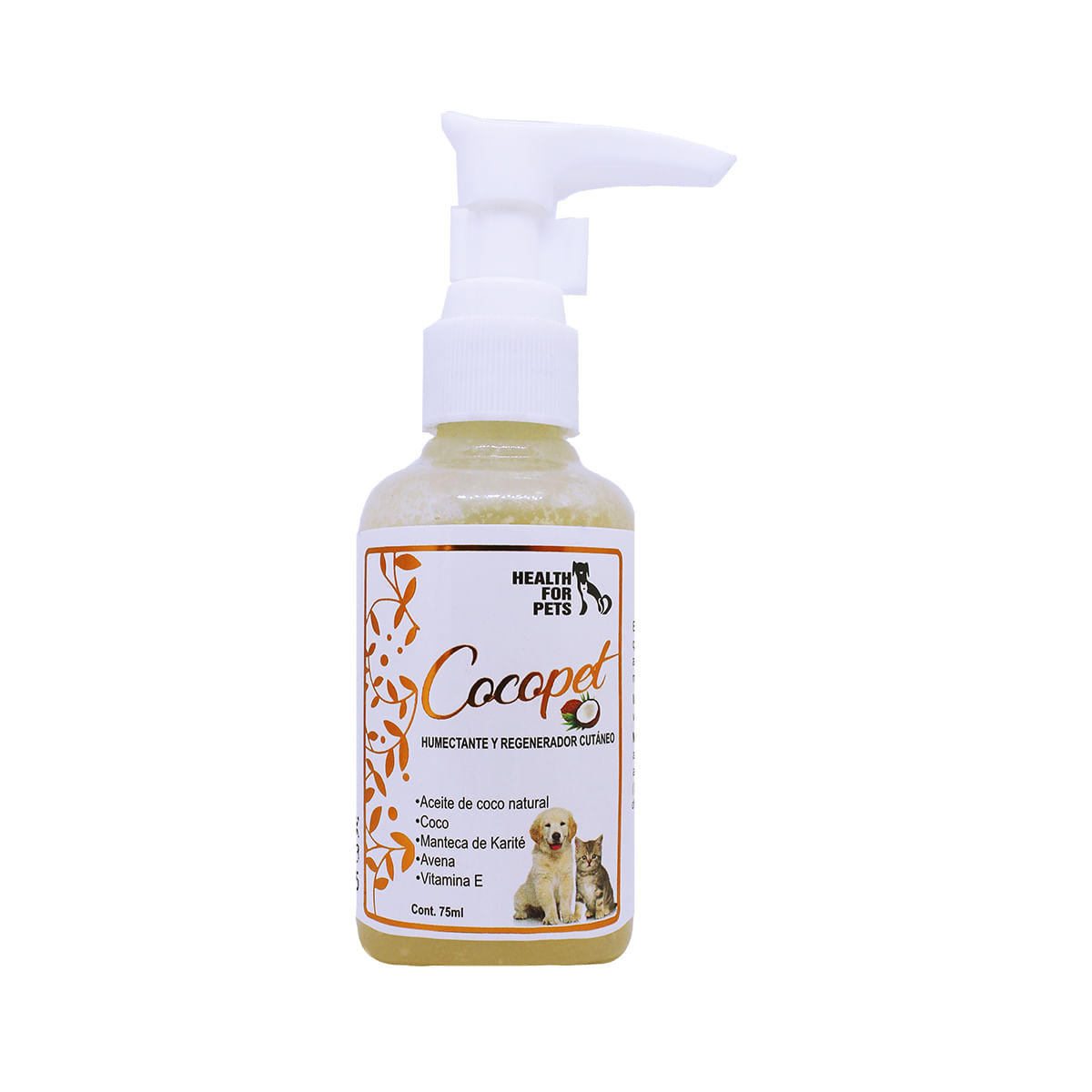 Humectador de Huellas para Mascotas  Health For Pets  Cocopet  Contiene Aceite de Coco Natural 75 ml