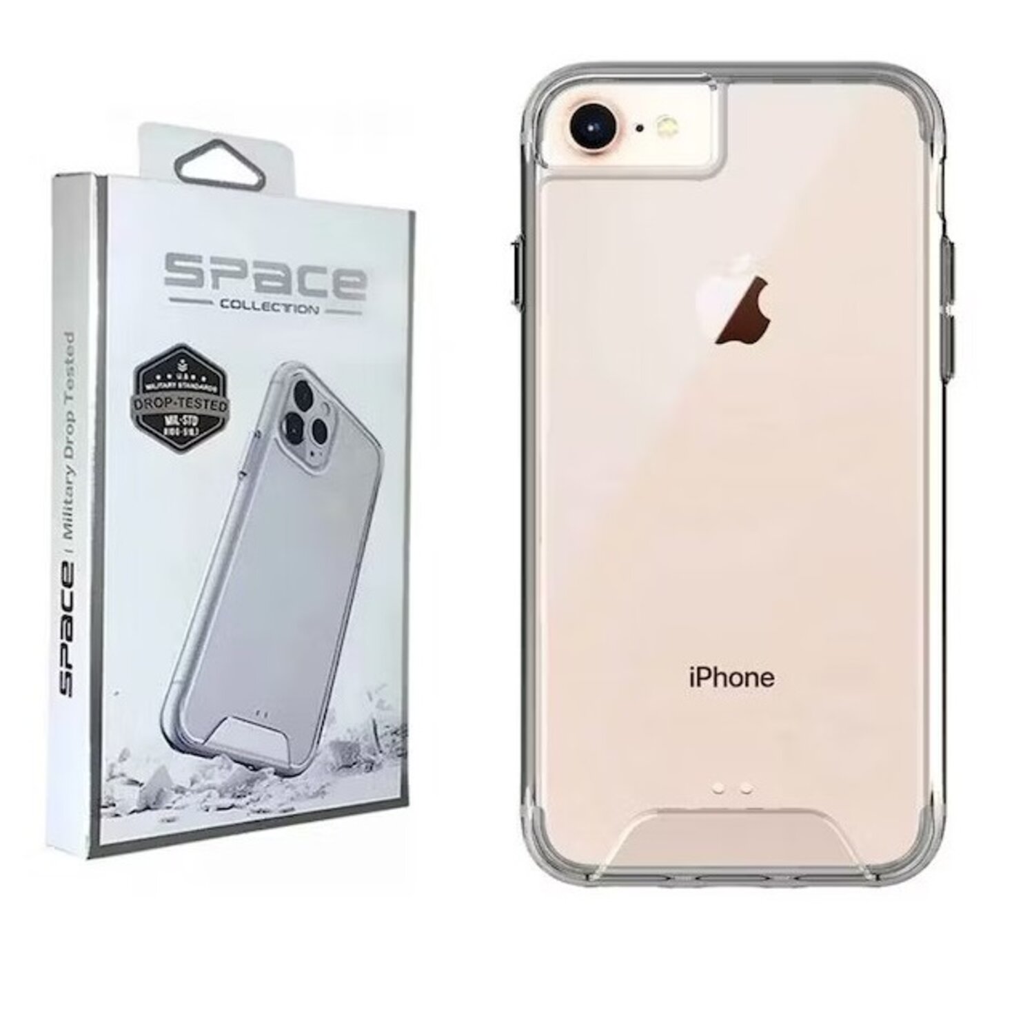 Case Space Anticaida iPhone 7 Transparente