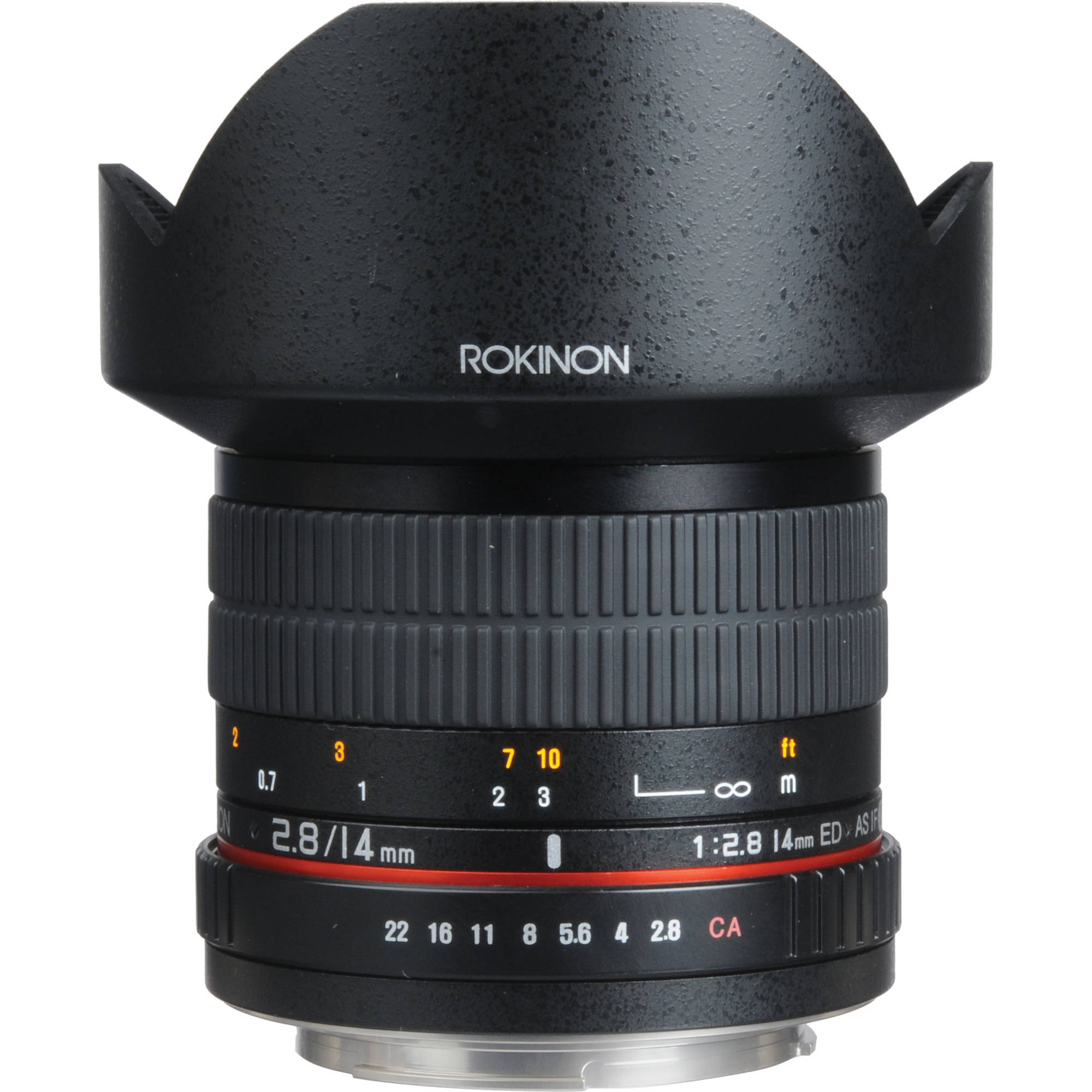 Lente Rokinon 14mm f/2.8 IF ED UMC para Canon EF
