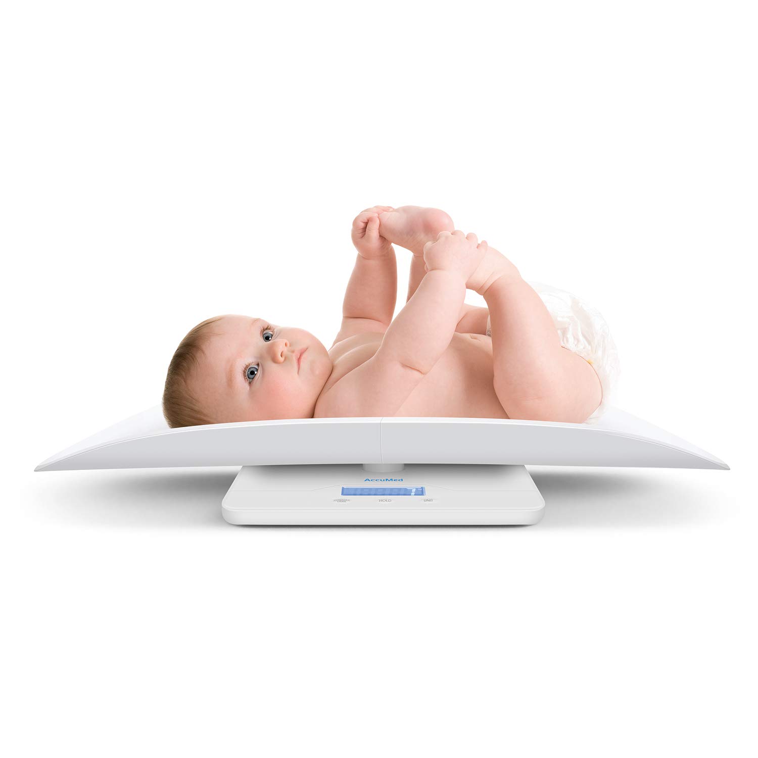 Balanza digital portátil armable con bascula para bebes mascotas 100kg