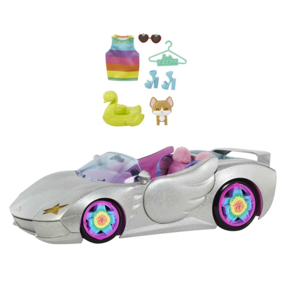 Set Barbie Extra Coche Convertible