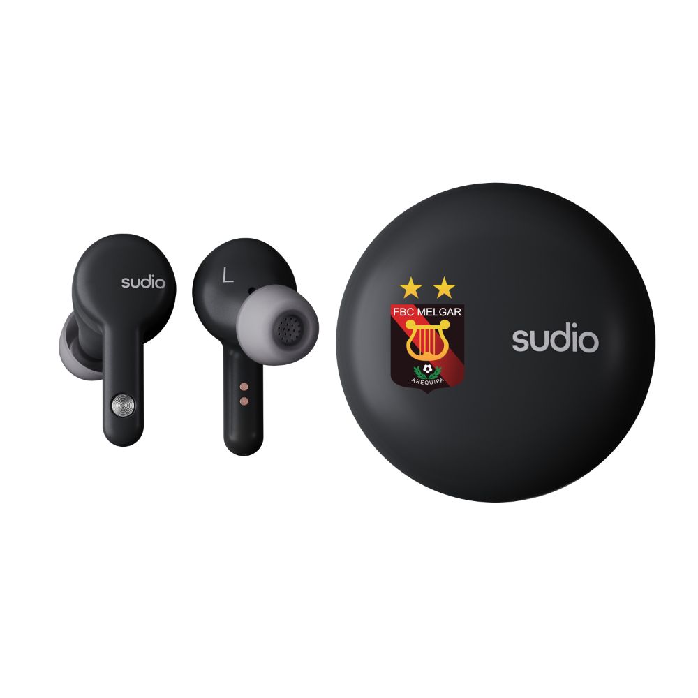 Audífono Sudio A2 Melgar Earbuds Bluetooth Negro