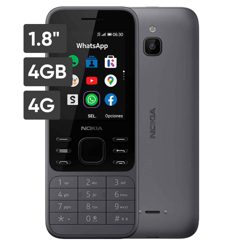 Smartphone NOKIA 6300 2.4" 4GB Charcoal
