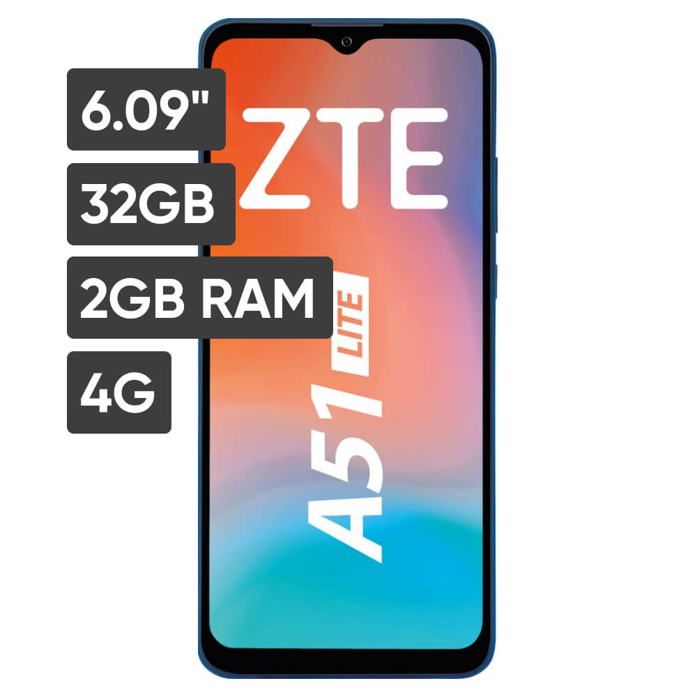 Smartphone ZTE BLADE A51 Lite 6.09" 2GB 32GB 13MP+2MP Azul