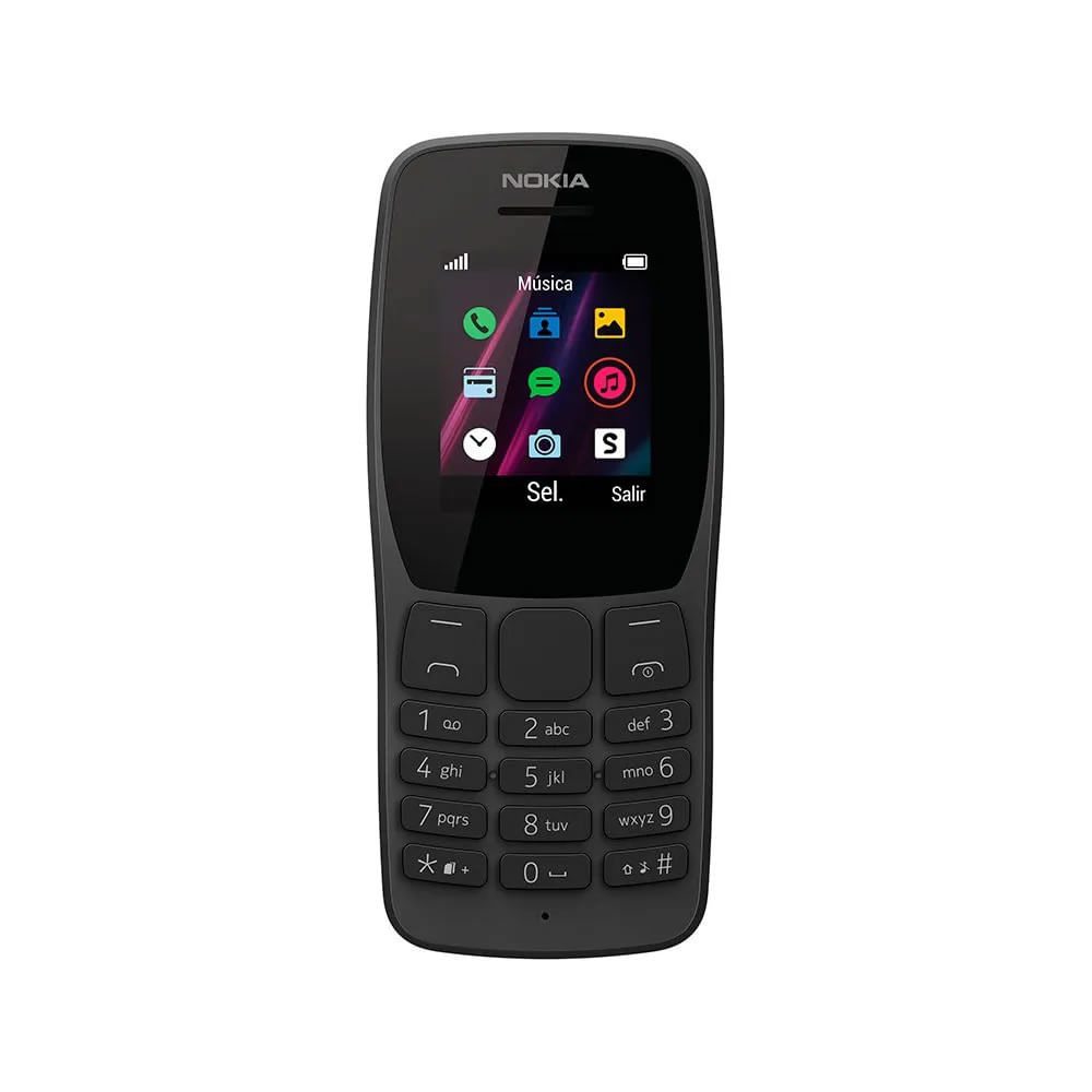 Celular Libre Nokia 110 TA-1319 Dual Sim LTAU 2G Negro
