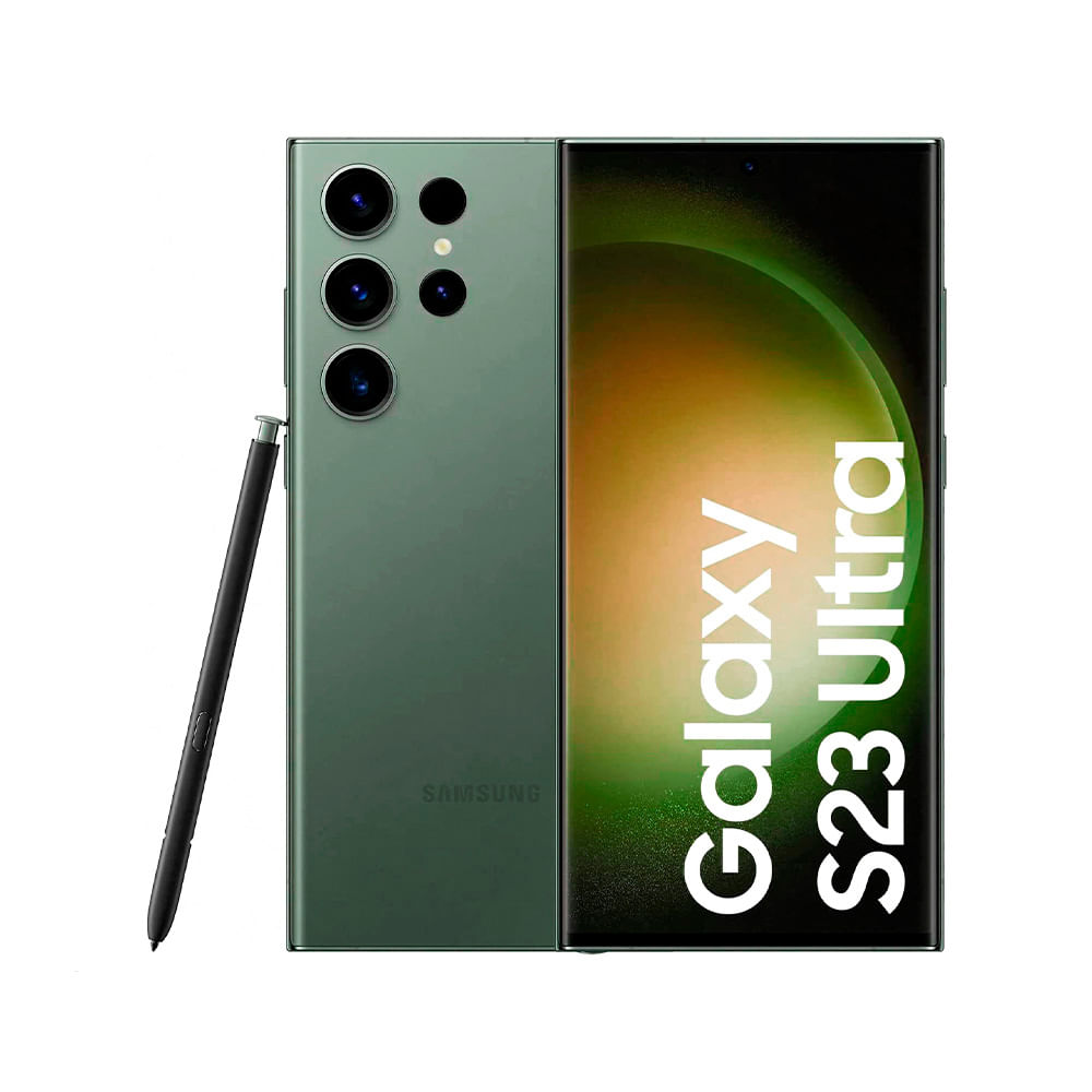 Smartphone Samsung Galaxy S23 Ultra 5G 256GB 8GB Ram - verde + Mica de Vidrio para celular