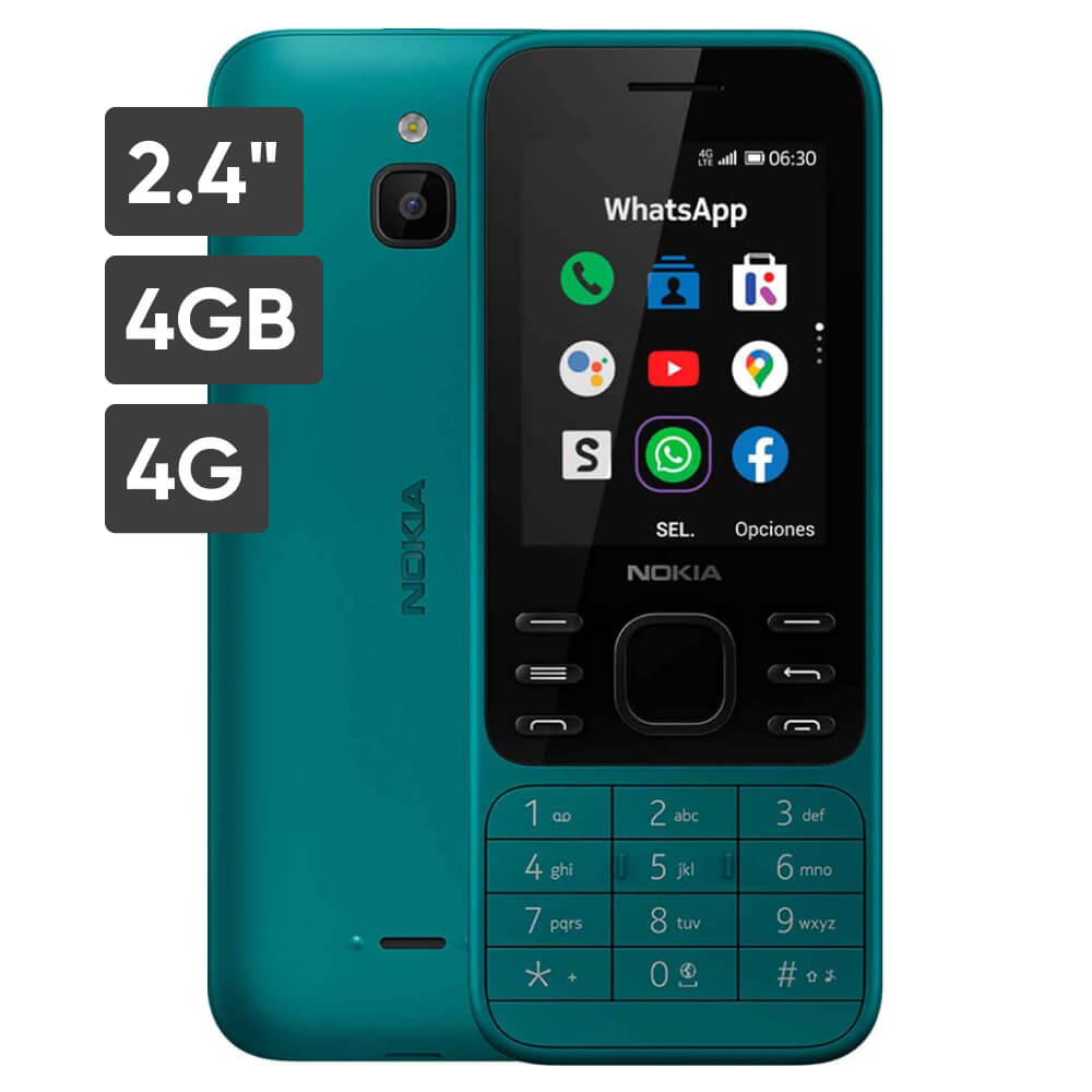 Smartphone NOKIA 6300 2.4" 4GB Cyan