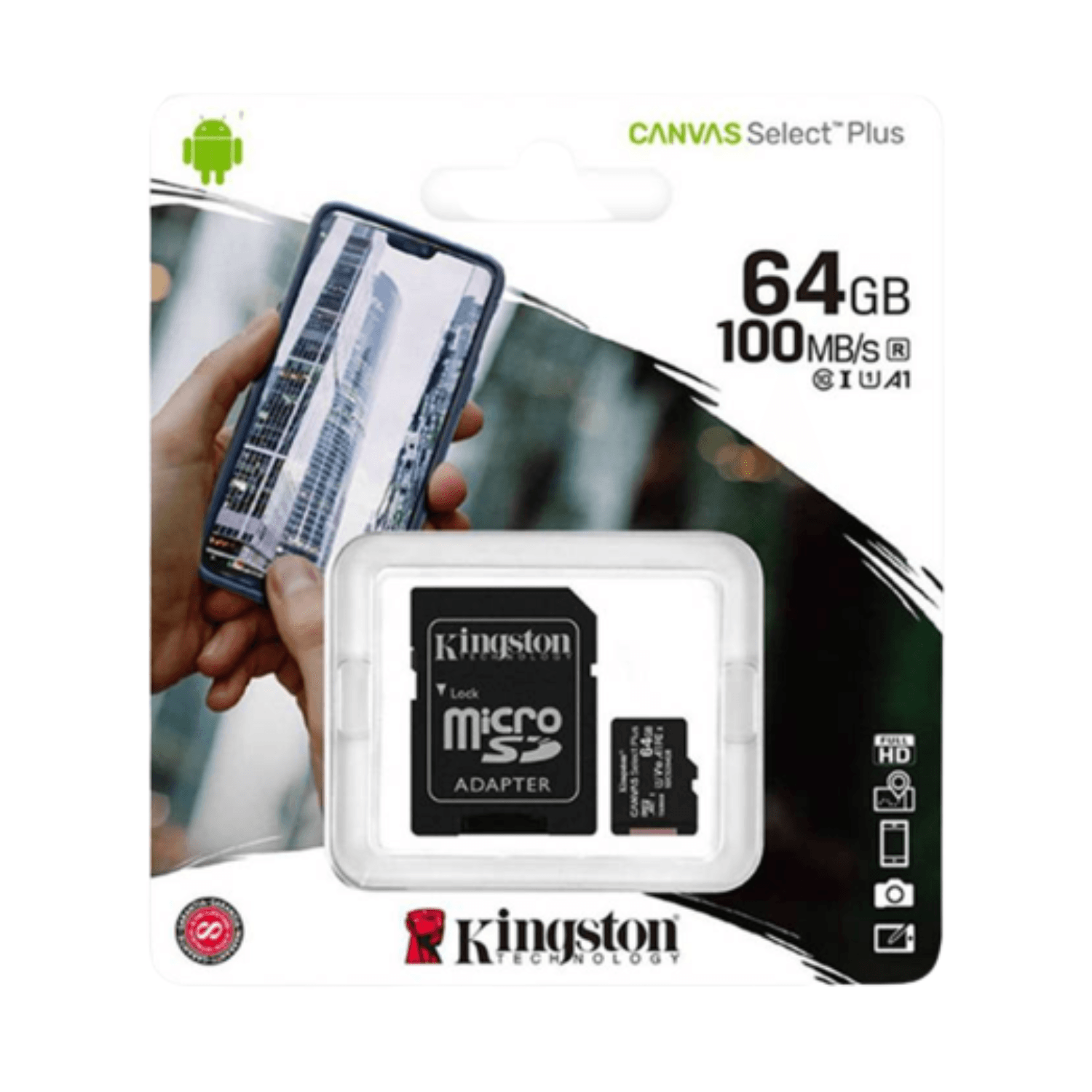 Tarjeta De Memoria Kingston Sdcs2/64Gb Canvas Select