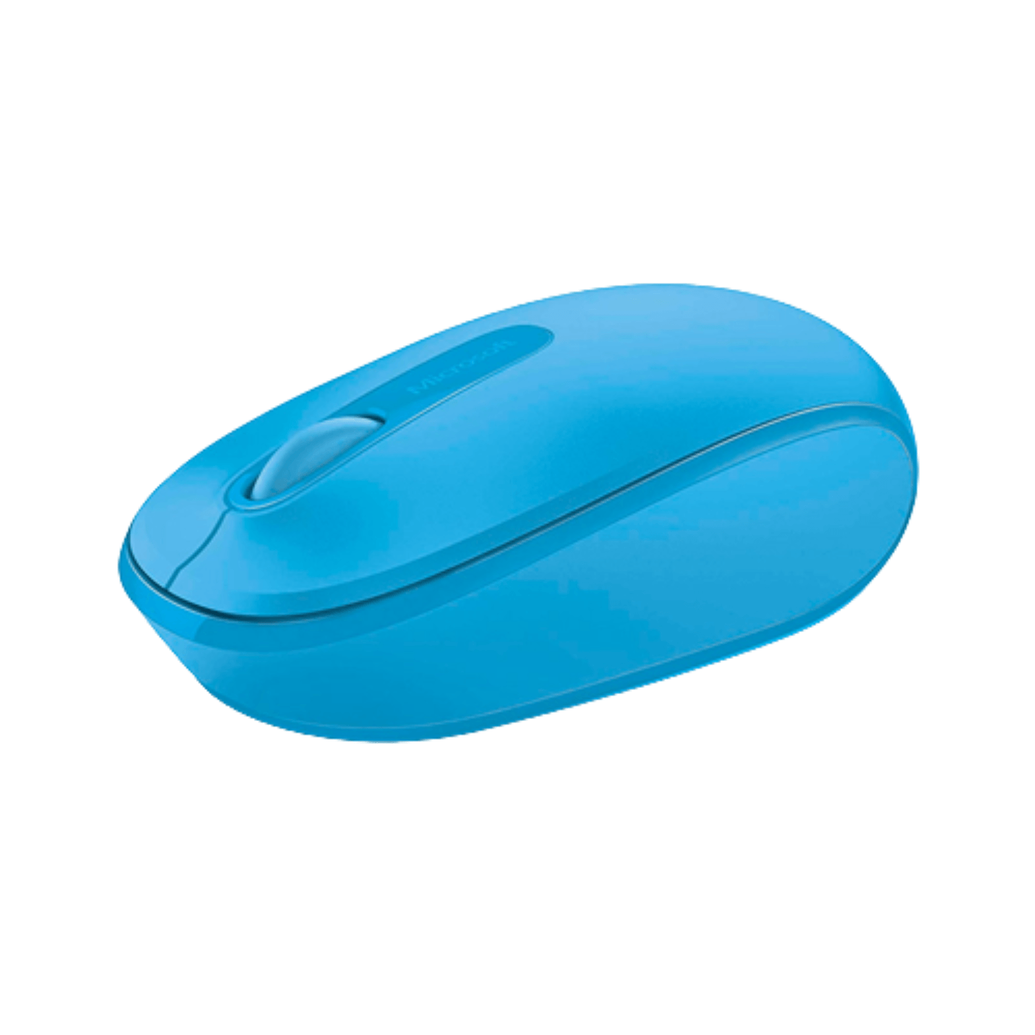 Mouse Inalambrico Color Celeste Microsoft Mobile 1850 Receptor Usb Ergonomico