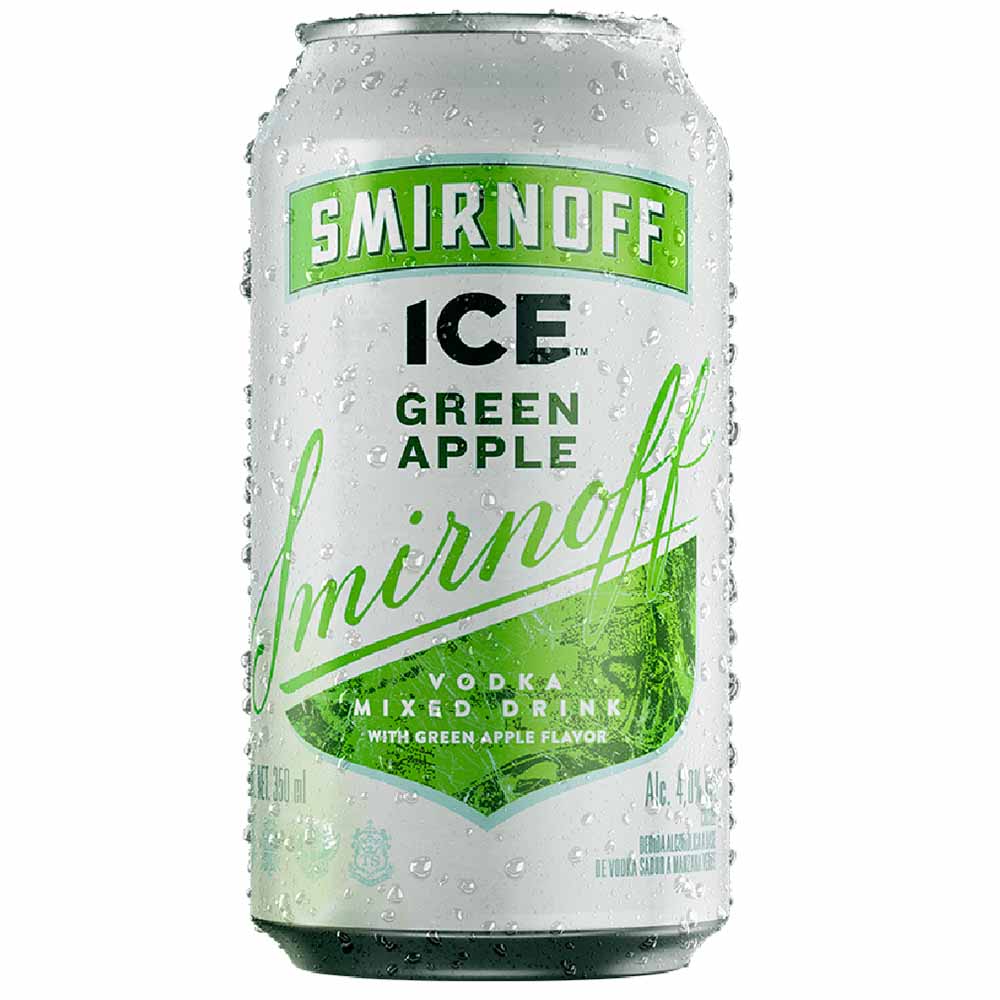 Ready To Drink (RTD) SMIRNOFF ICE Green Apple Lata 350ml