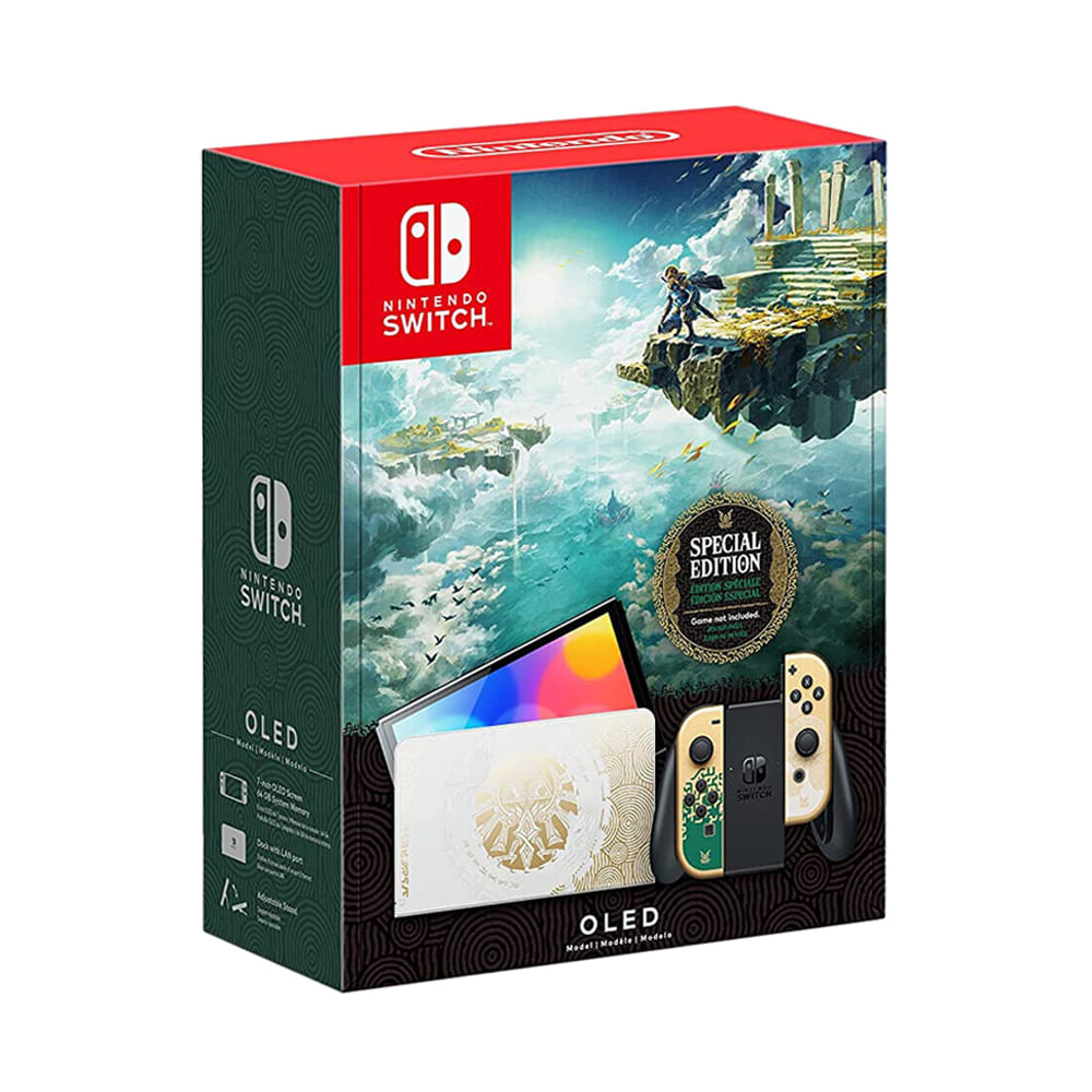 Consola Nintendo Switch OLED Edición The Legend of Zelda Tears of the Kingdom