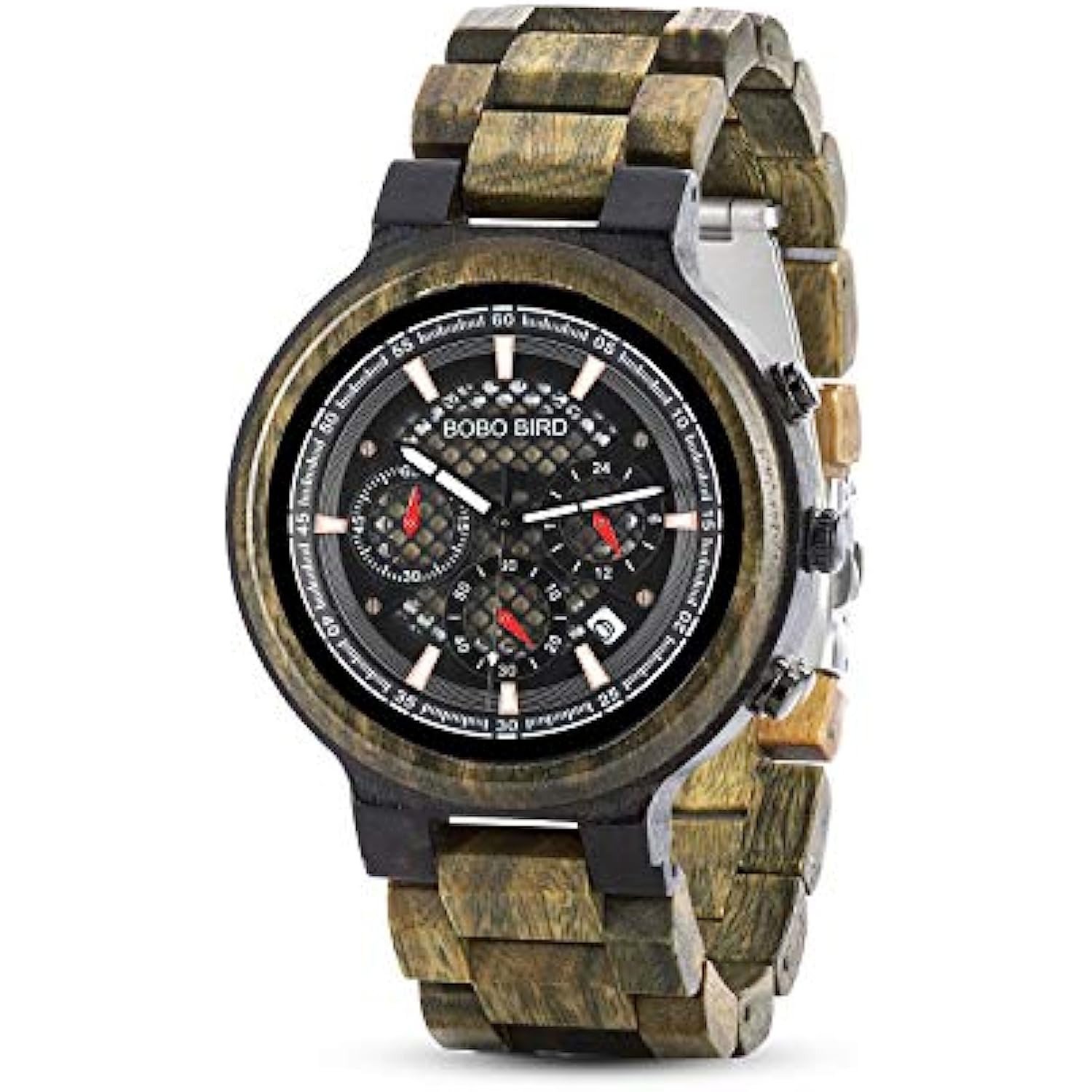 Reloj de Lujo Bobo Bird S22 para Hombre en Verde