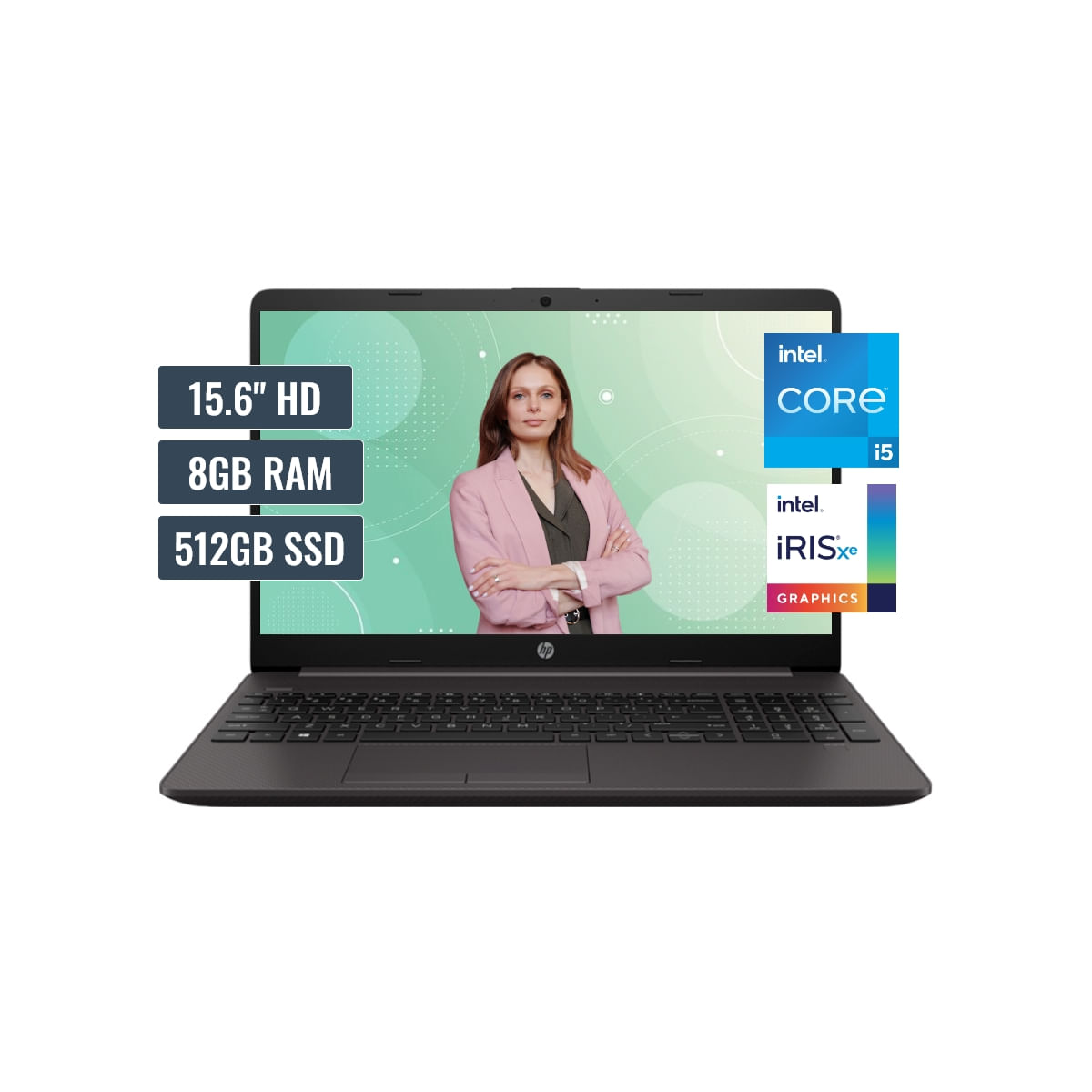 Laptop HP 250 G9 Intel Core i5-1235U 8GB RAM 512GB SSD 15.6" HD FreeDos