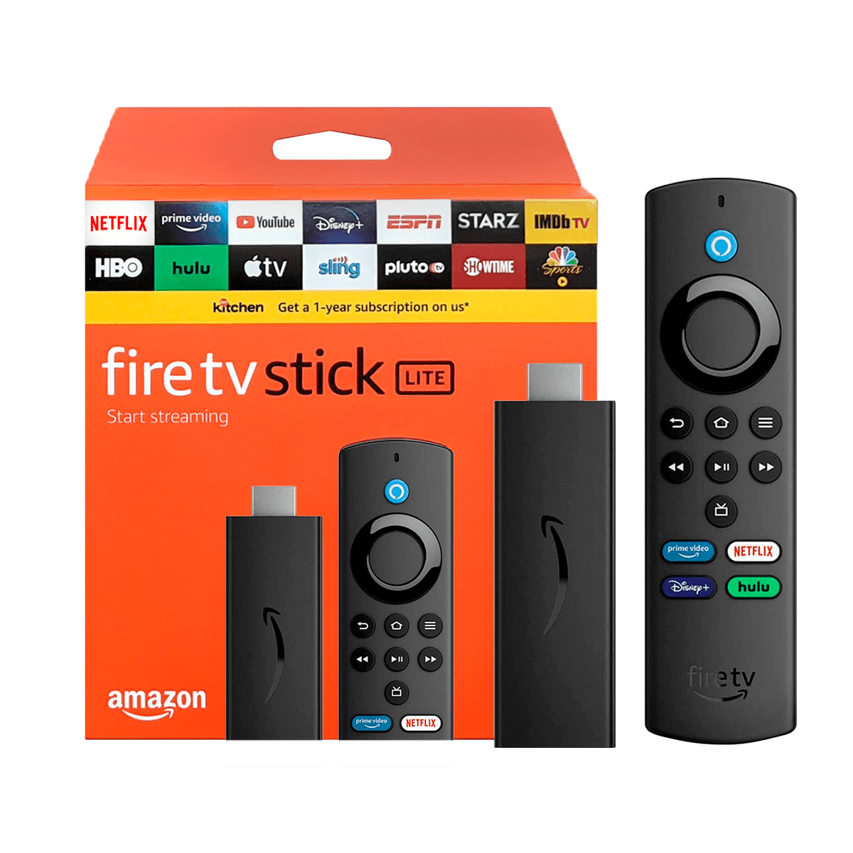 Amazon Fire Tv Stick Lite 2da Generación con mando por voz Alexa
