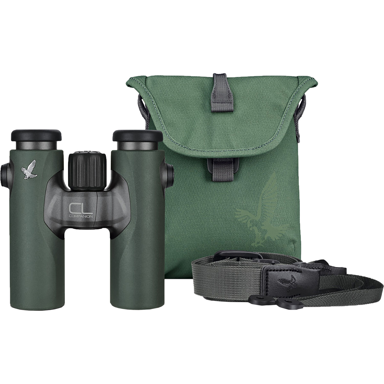 Binocular Swarovski 8X30 Cl Companion Paquete de Accesorios Urban Jungle Color Verde