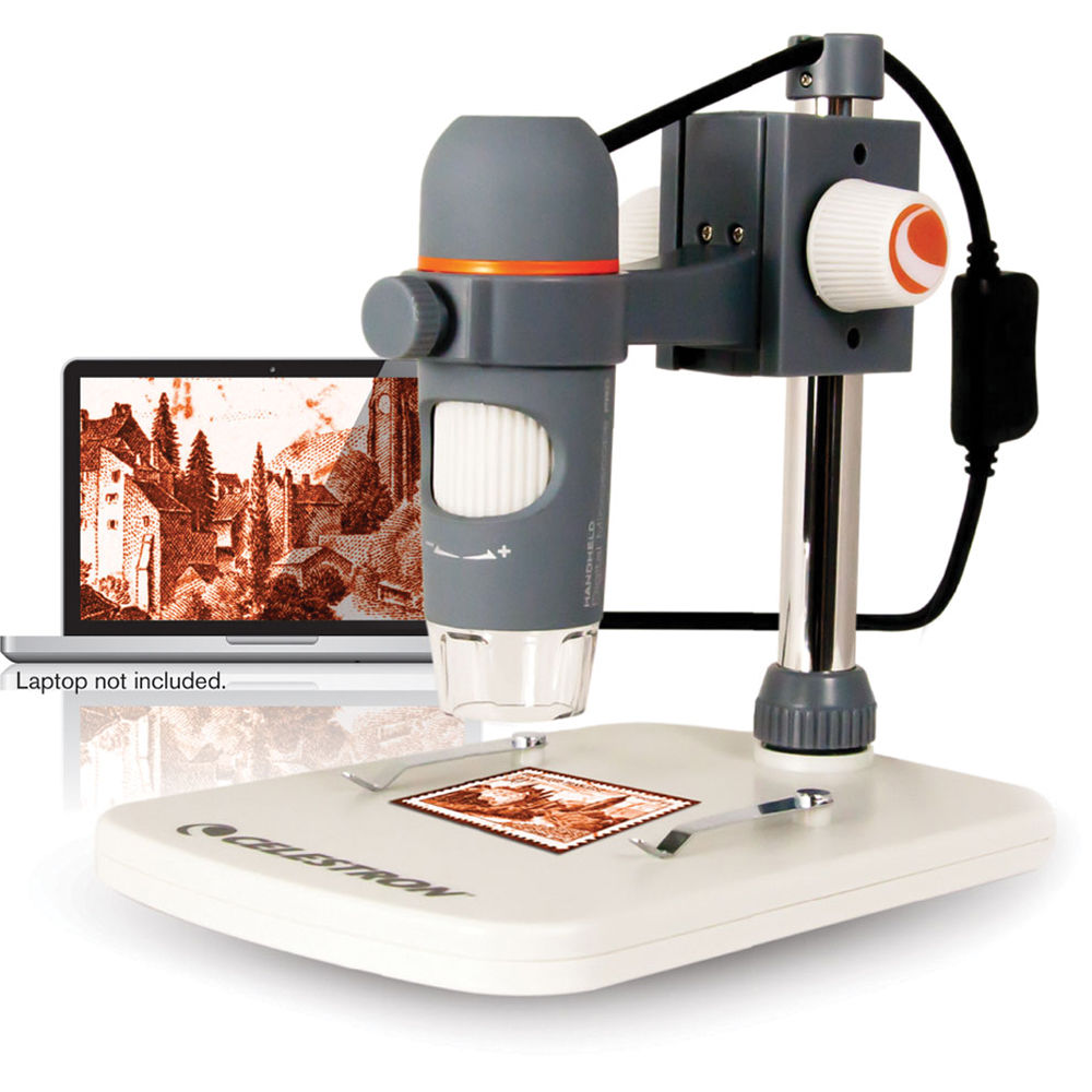Microscopio Digital Portátil Celestron Pro Gris