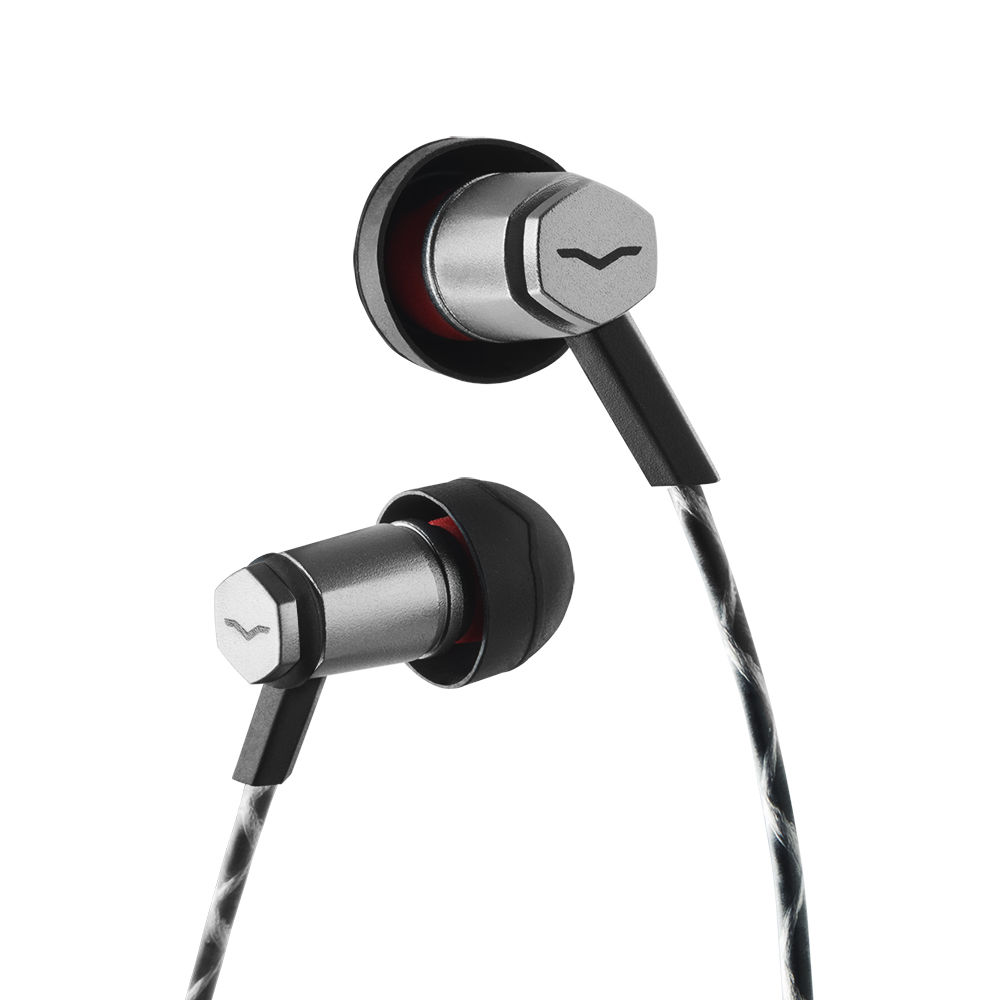 Auriculares In Ear V Moda Forza Metallo con Micrófono y Control Remoto Integrados compatible con Apple Ios Negro