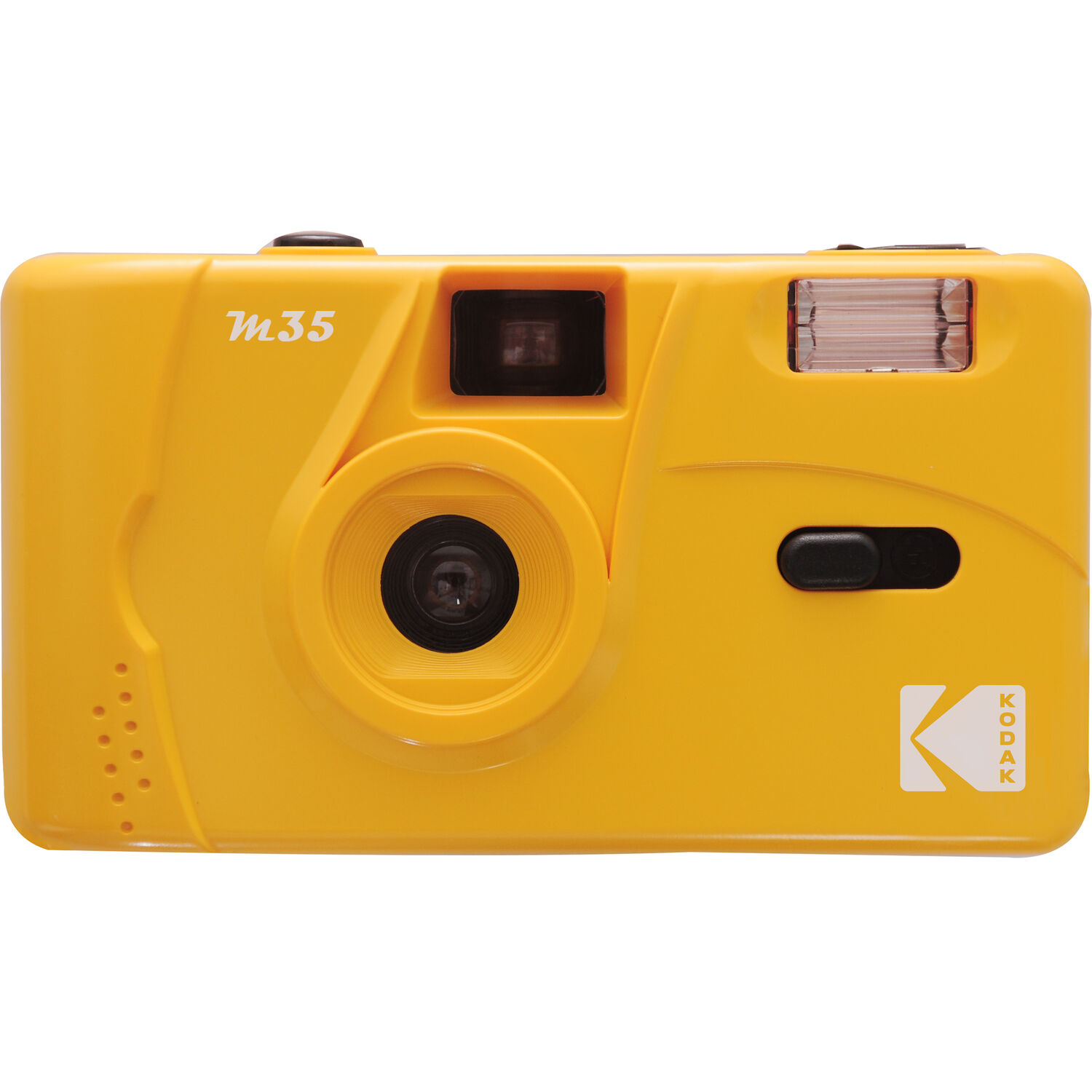 Cámara de Película Kodak M35 con Flash Amarillo