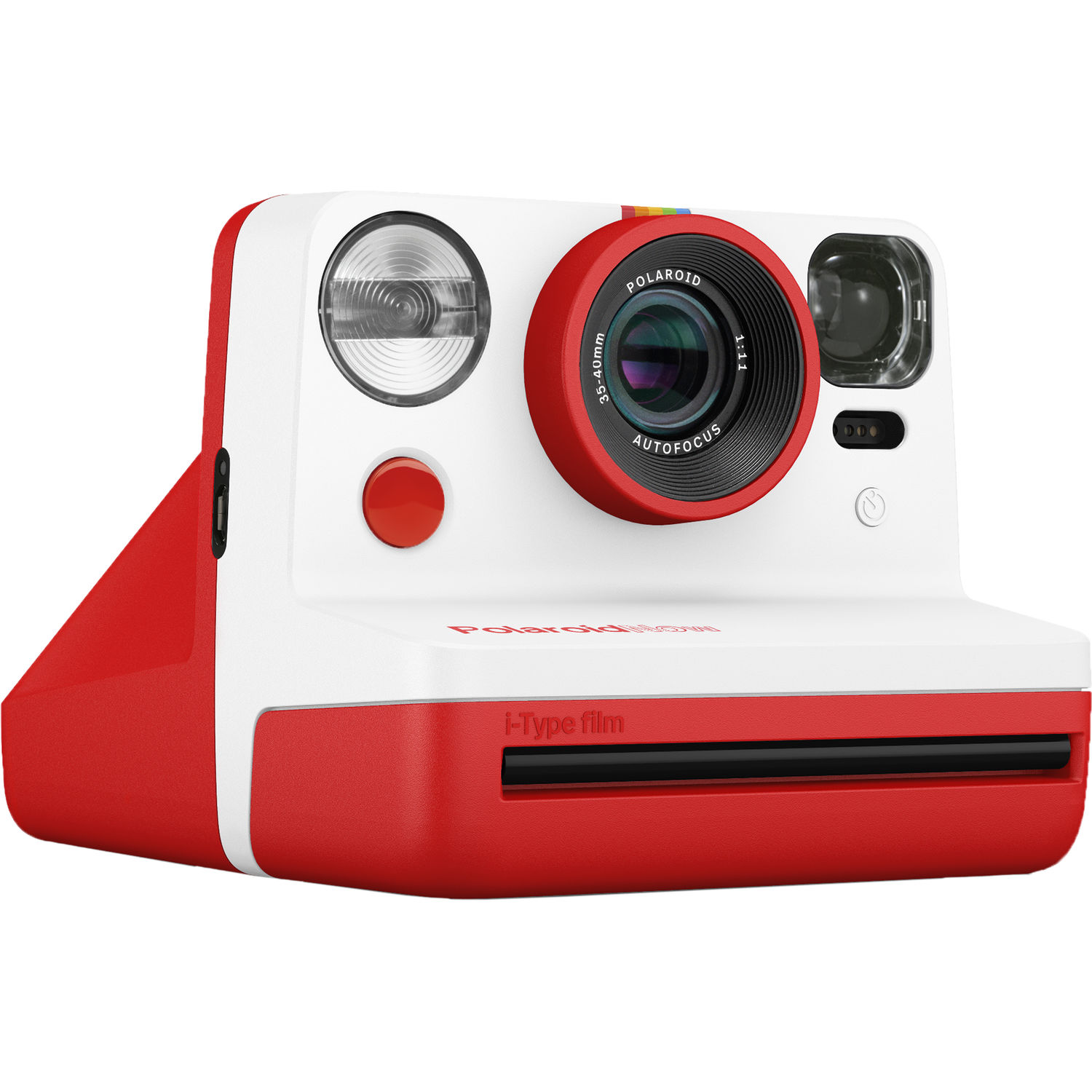 Cámara de Película Instantánea Polaroid Now Roja