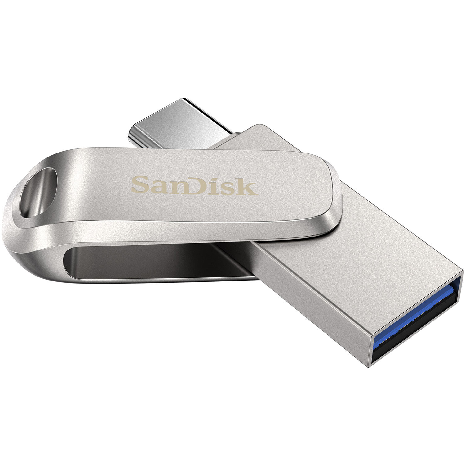 Unidad Flash Sandisk Ultra Dual Drive Luxe Usb 3.1 de 256Gb Usb Tipo C Tipo a