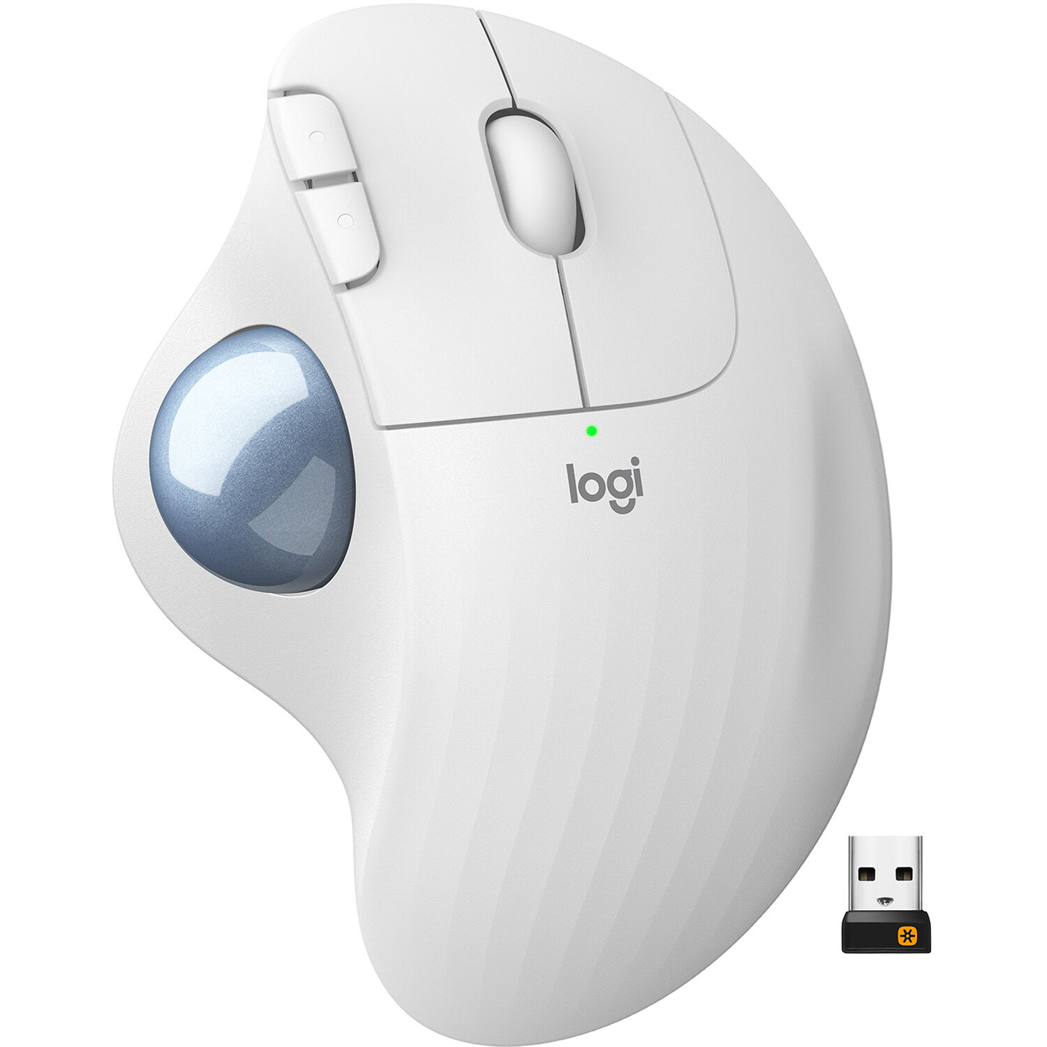 Mouse Inalámbrico Logitech Ergo M575 con Trackball Blanco