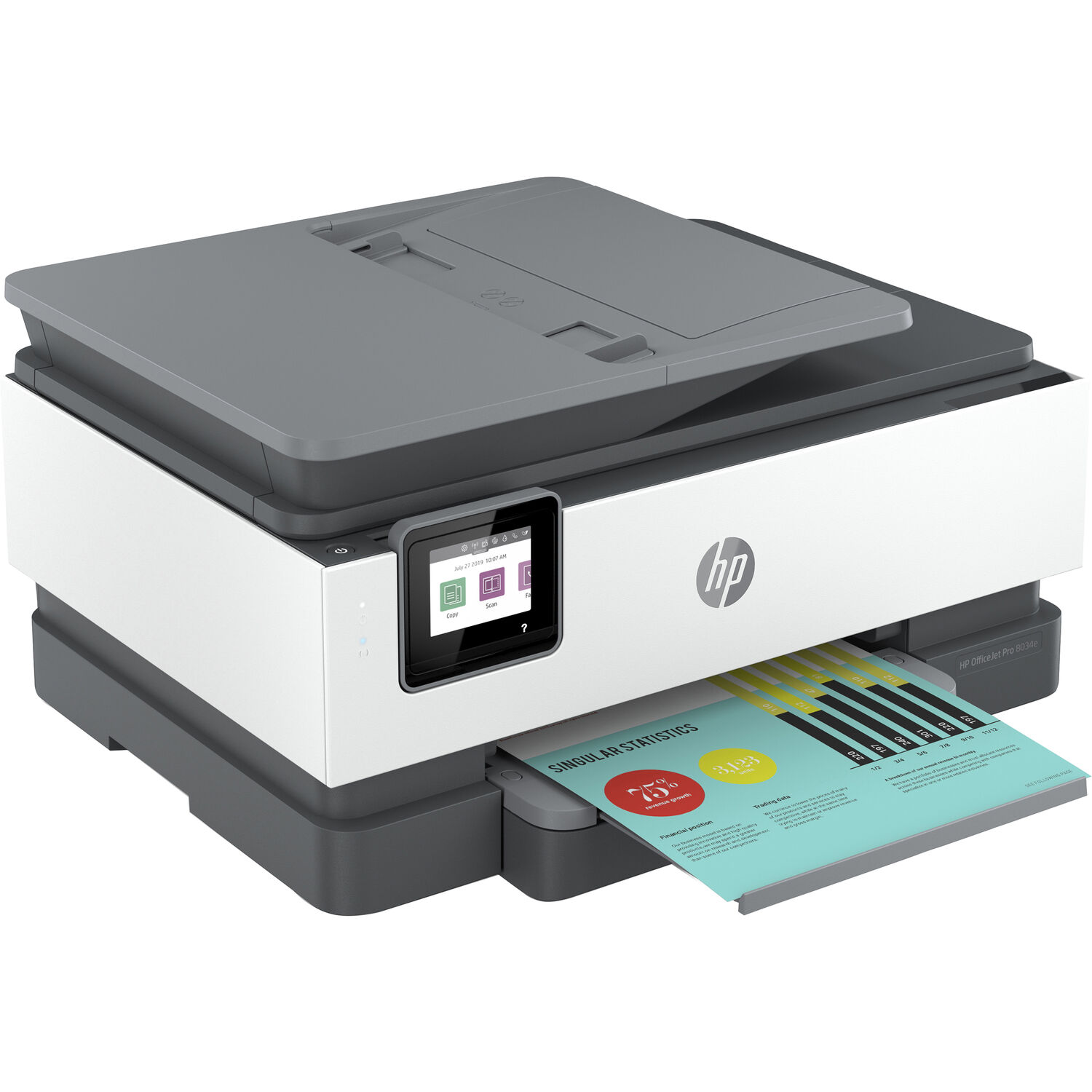 Impresora Todo en Uno Hp Officejet Pro 8034E con Hp+ 1 Año de Tinta Instantánea y Garantía Extendida