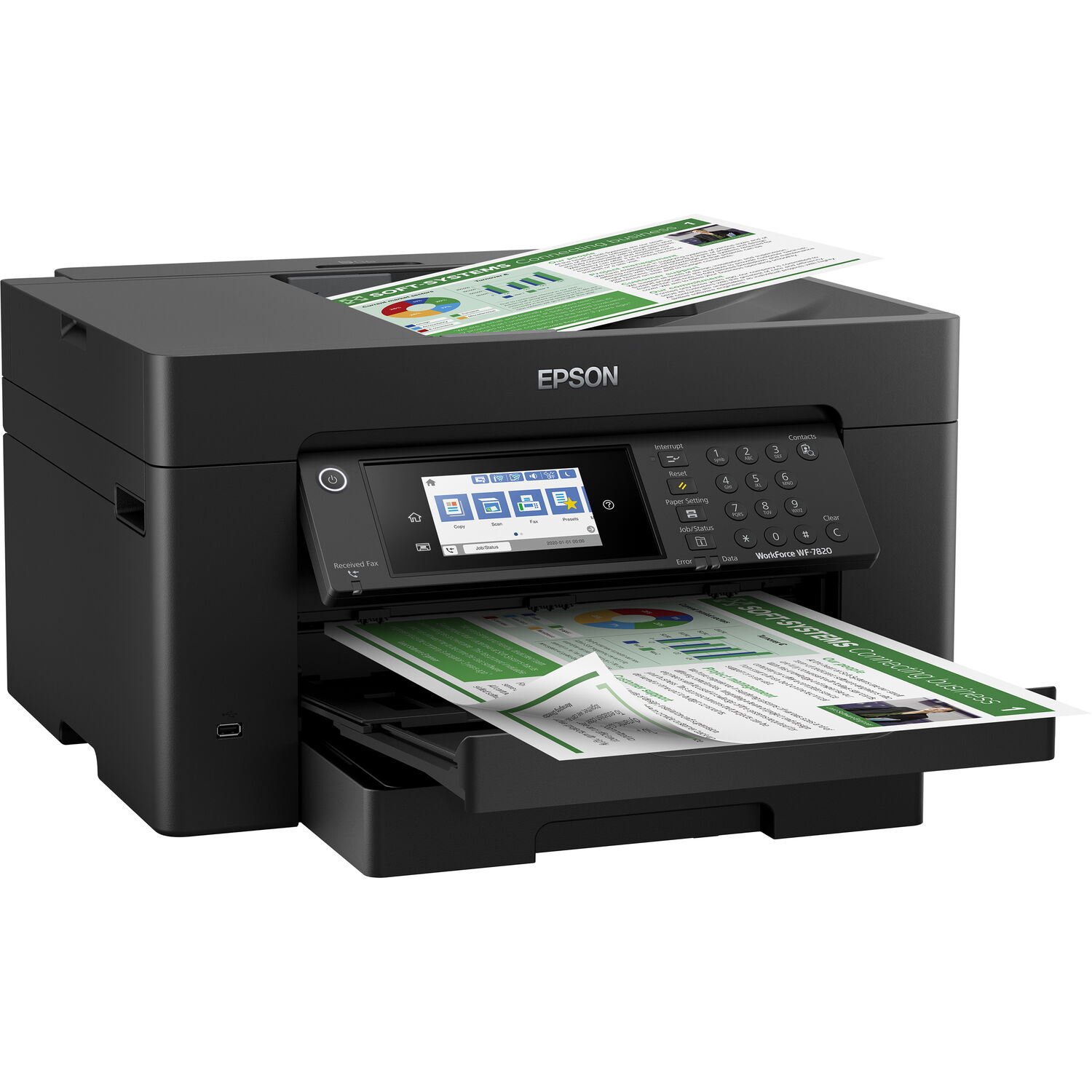 Impresora Multifunción Todo en Uno Inkjet Epson Workforce Pro Wf 7820