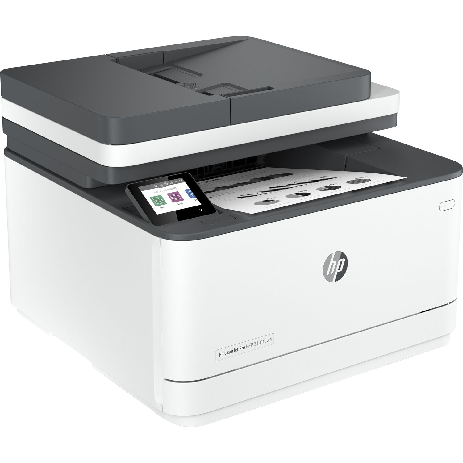 Impresora Multifuncional Monocromática Inalámbrica Hp+ Laserjet Pro Mfp 3101Fdwe de Hp Todo en Uno