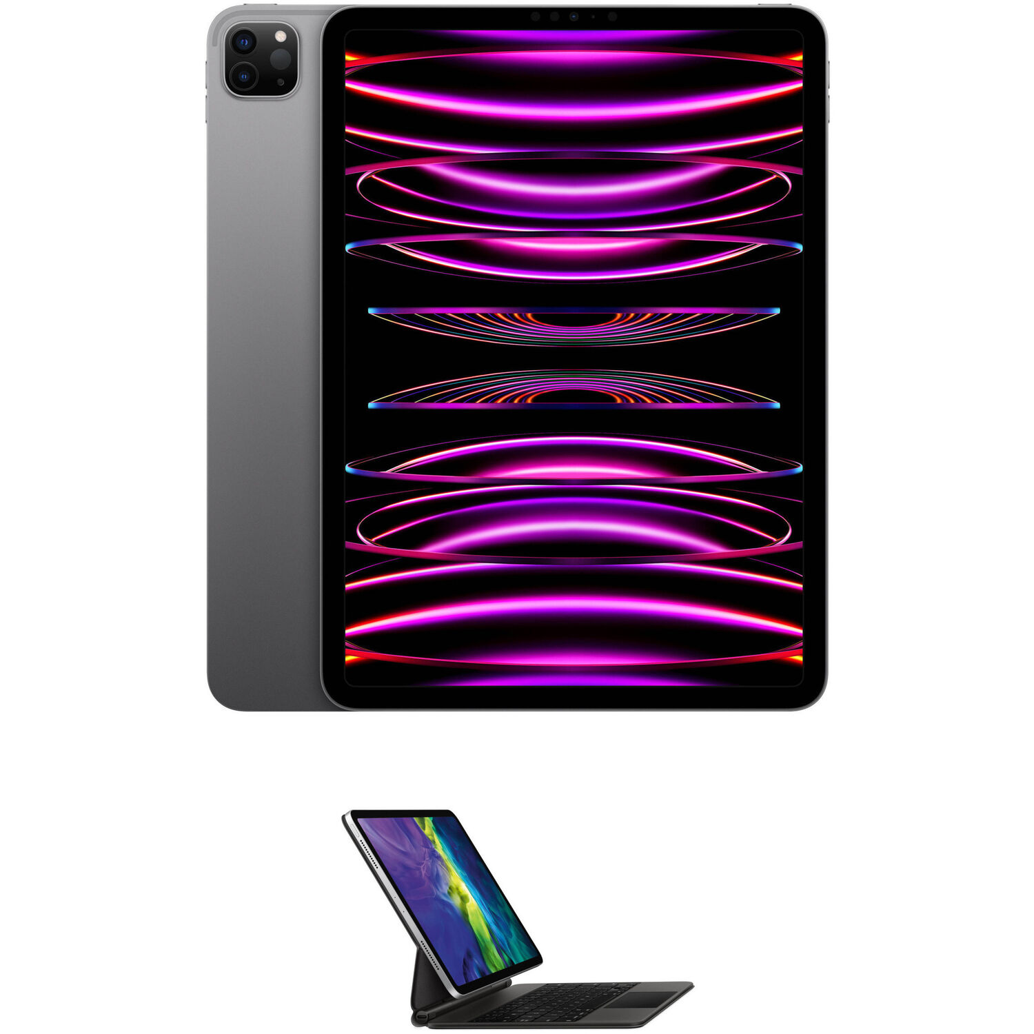 Tableta Apple 11 Ipad Pro M2 Chip Late 2022 128Gb Wi Fi Only Space Gray con Teclado Mágico de