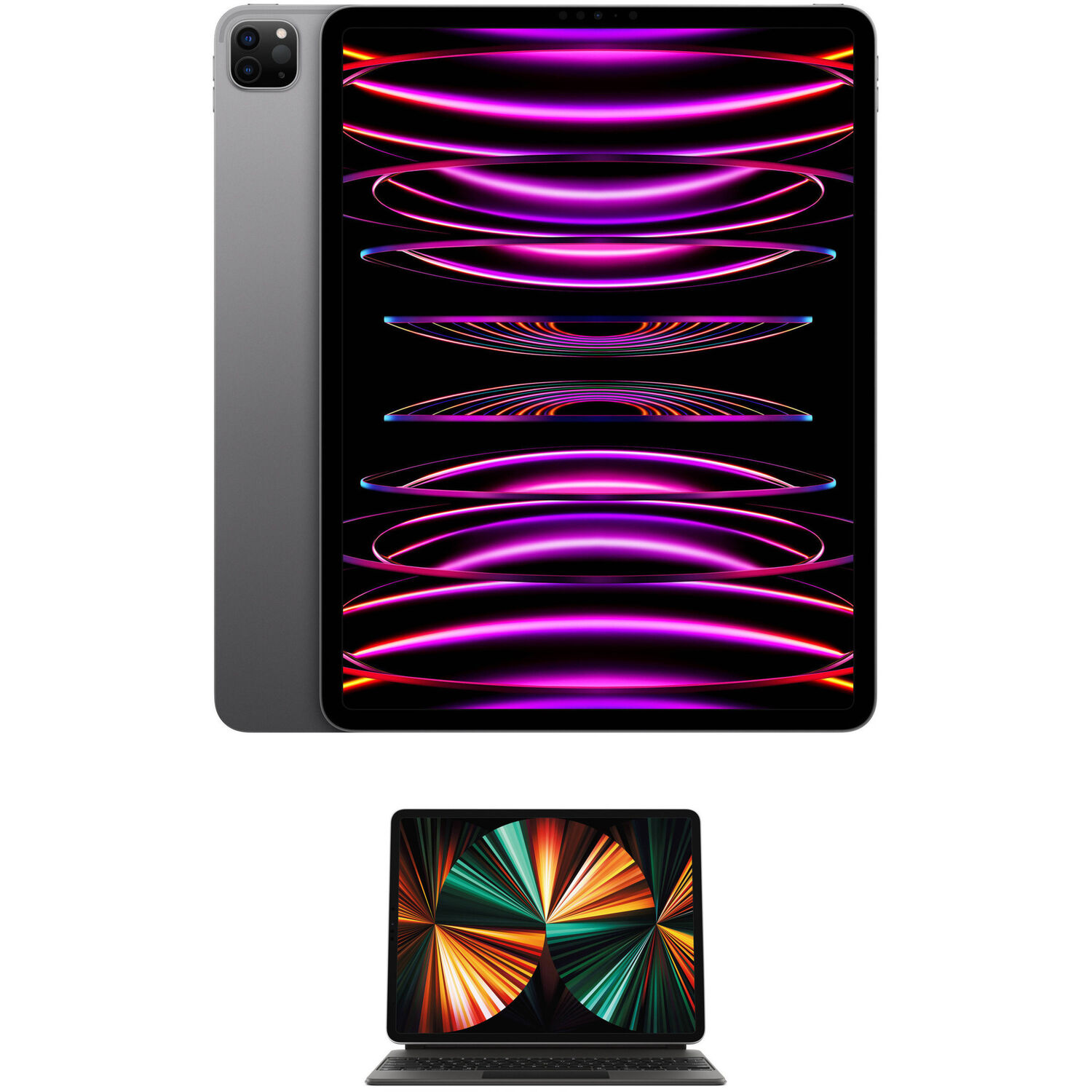 Tablet Apple Ipad Pro 12.9 M2 Chip Late 2022 128Gb Wi Fi Only Space Gray con Teclado Magic Par