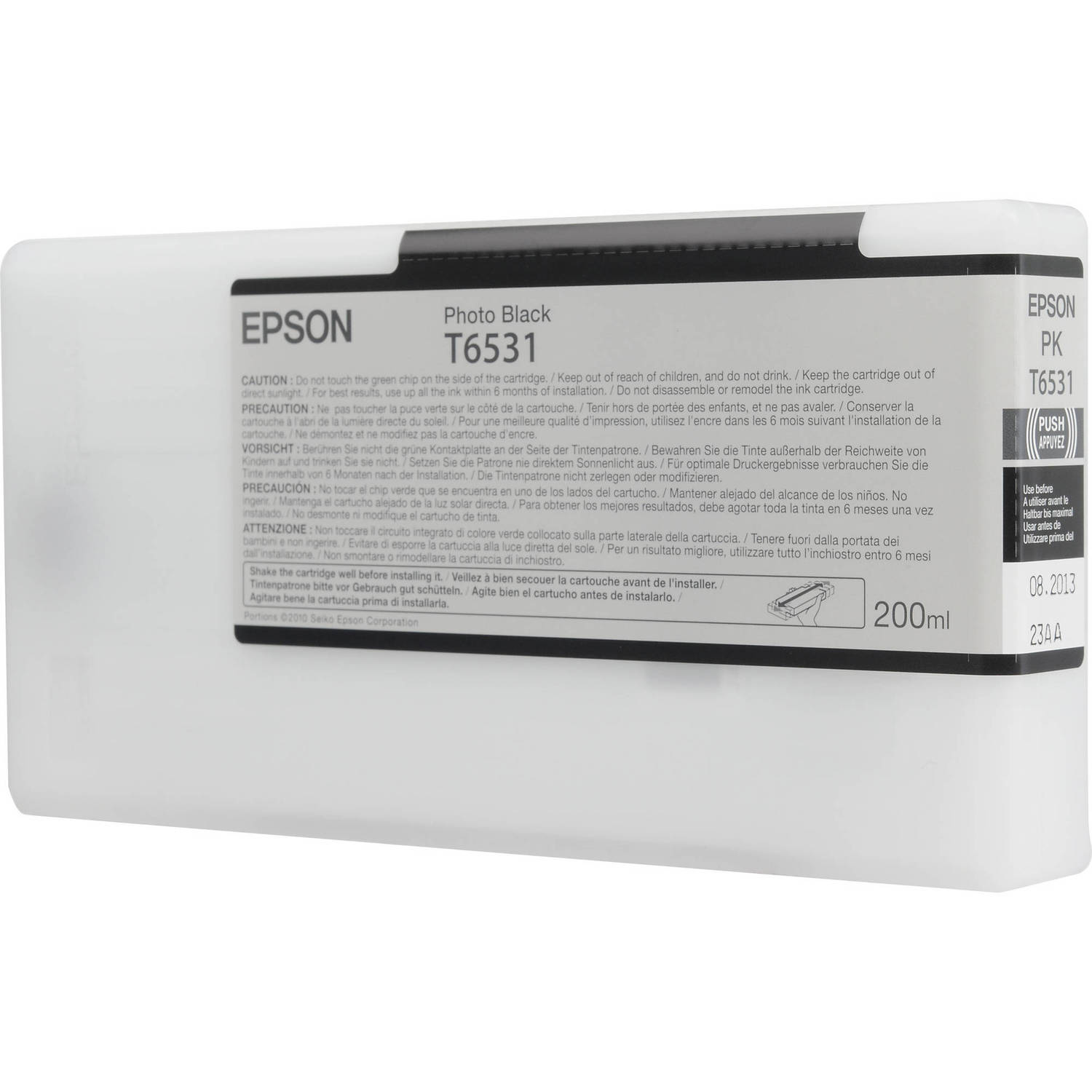 Tinta Epson Ultrachrome para La Impresora de Inyección de Tinta Epson Stylus Pro 4900 Negro Fotográ