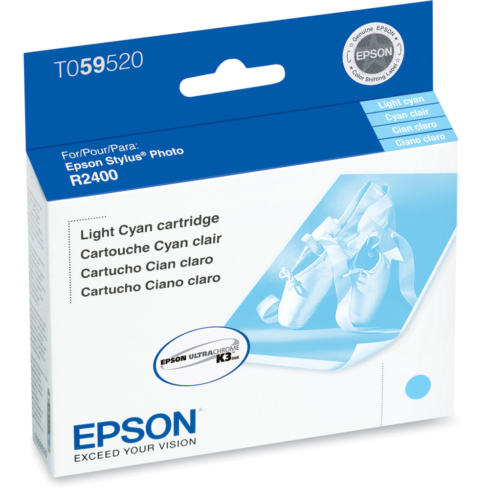 Cartucho de Tinta Epson Ultrachrome K3 Light Cyan para Impresora Stylus Photo R2400
