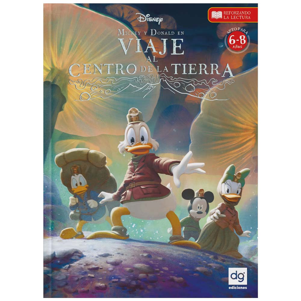 Libro Infantil DISNEY Mickey y Donald Viaje al Centro de la Tierra