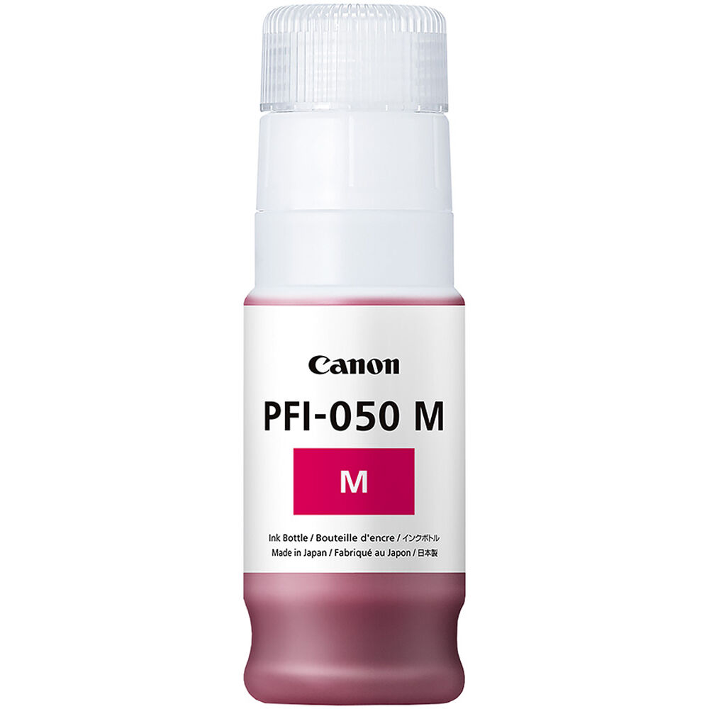 Cartucho de Tinta Pigmentada Magenta Canon Pfi 050 para Imageprograf Tc 20 70Ml