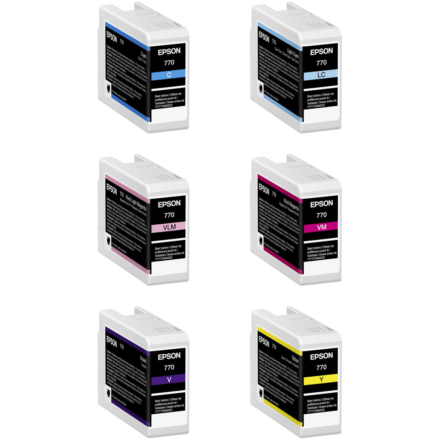 Set de Cartuchos de Tinta de Color Epson Ultrachrome Pro10