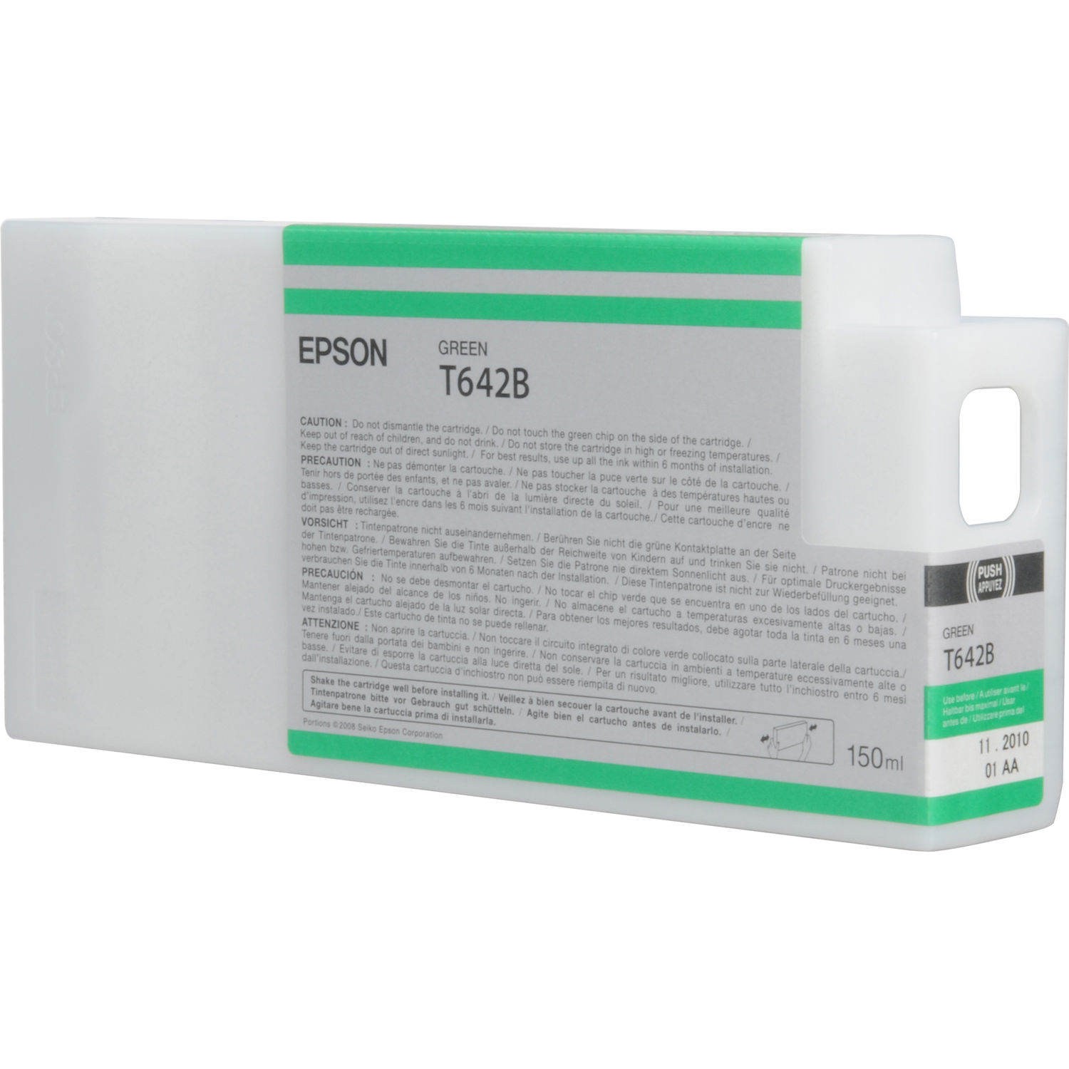 Cartucho de Tinta Epson T642B00 Green Ultrachrome Hdr para Impresoras Stylus Pro Seleccionadas 150