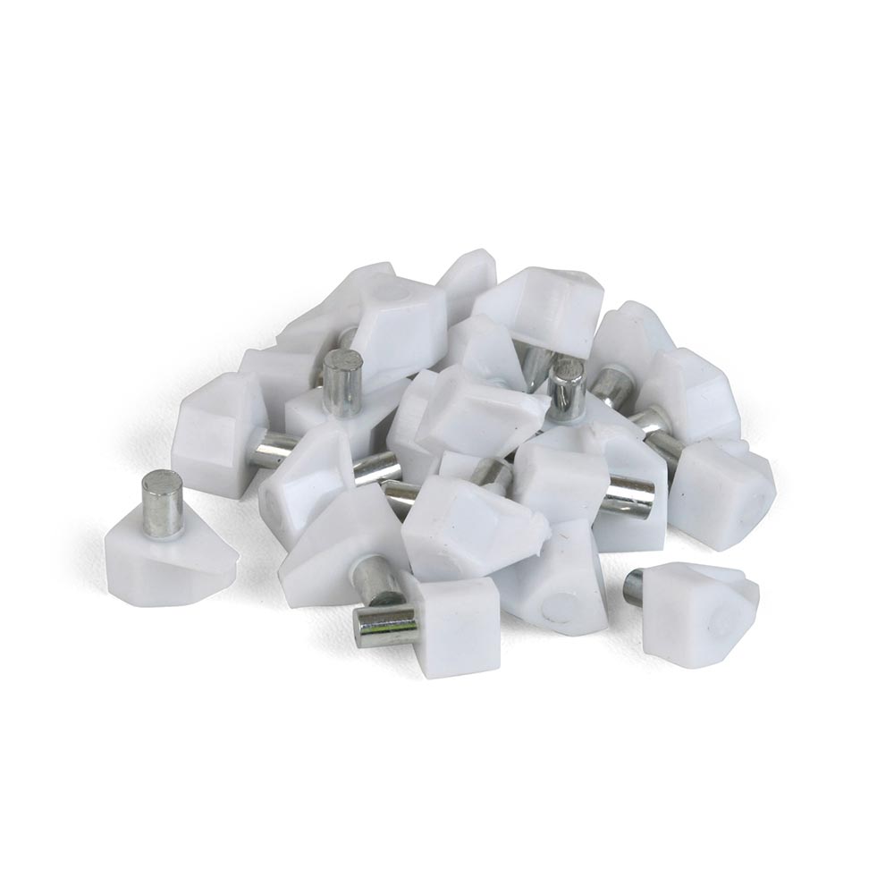 Soporte Metal Plástico Blanco x 25 unidades